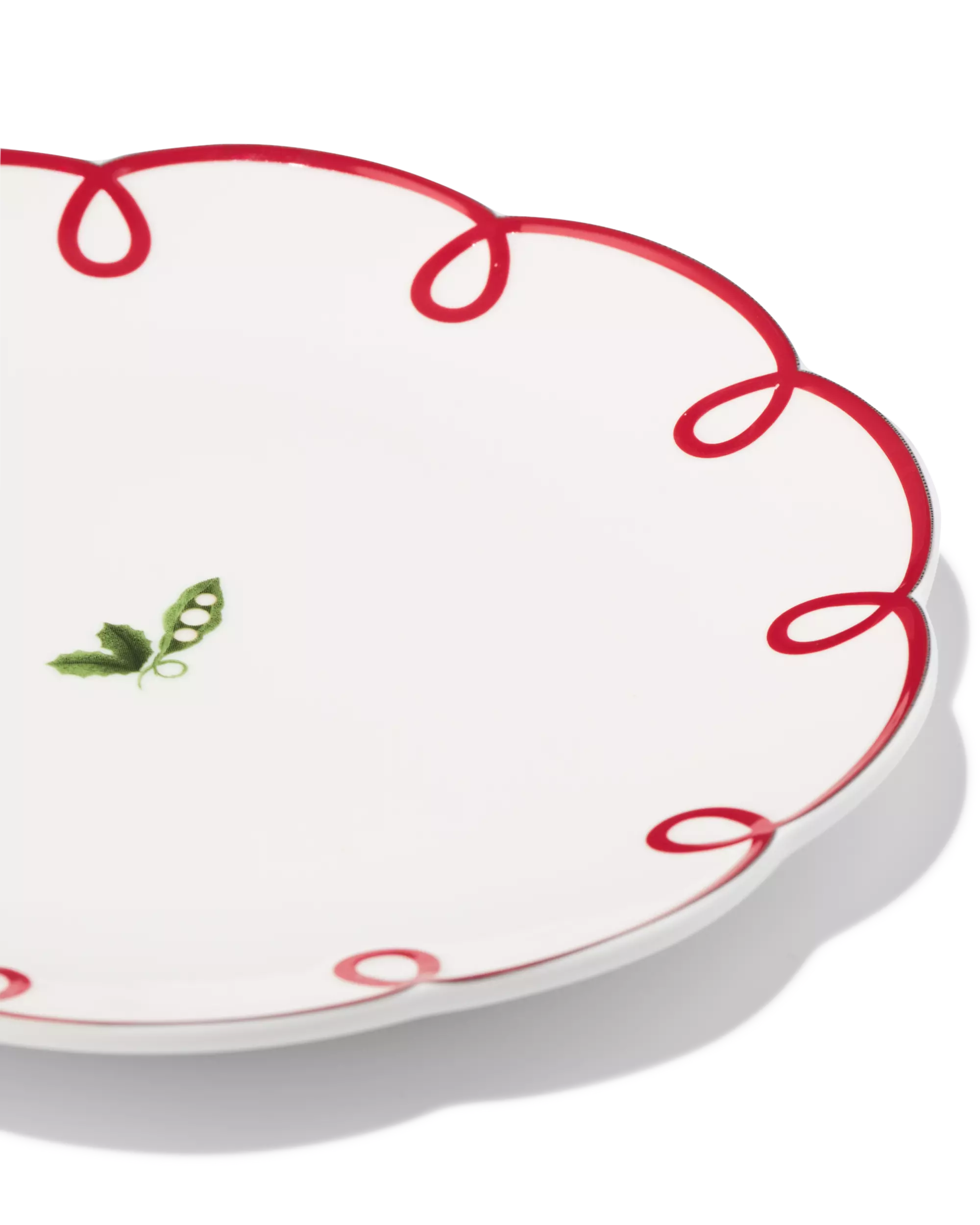 assiettes à dessert ⌀20 cm céramique Noël - lot de 4