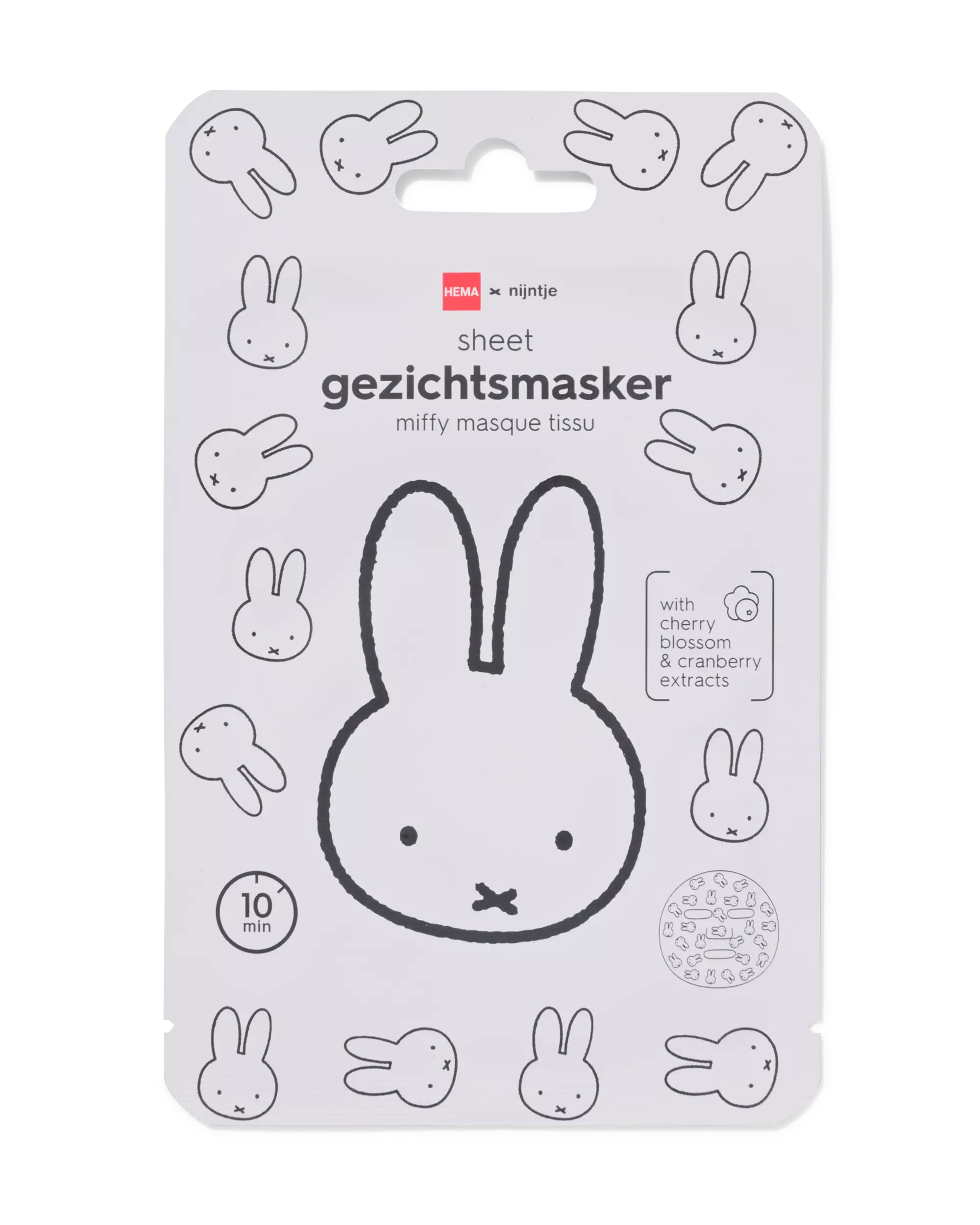 masque tissu Miffy