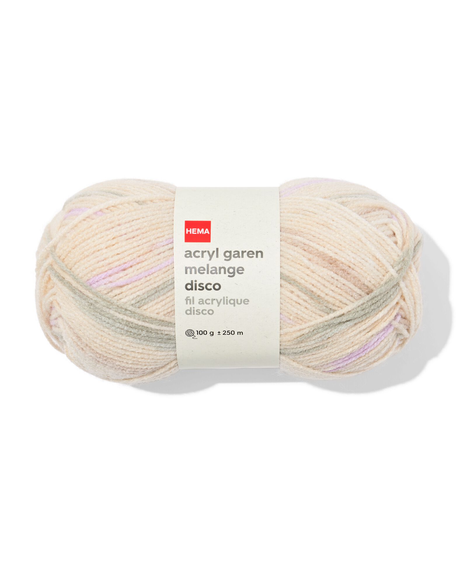 Acrylgarn, 100 g, 250 m, bunt meliert - 60702854 - HEMA