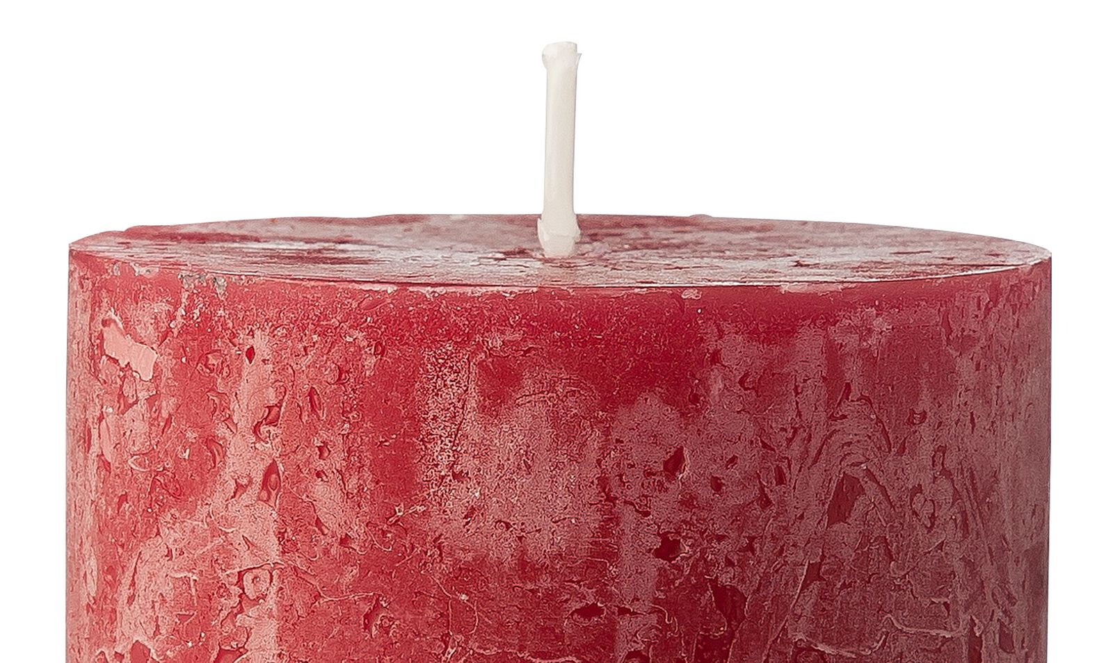 bougie rustique - 13x7 cm - rouge fonc&eacute; rouge fonc&eacute; 7 x 13 - 13503262 - HEMA