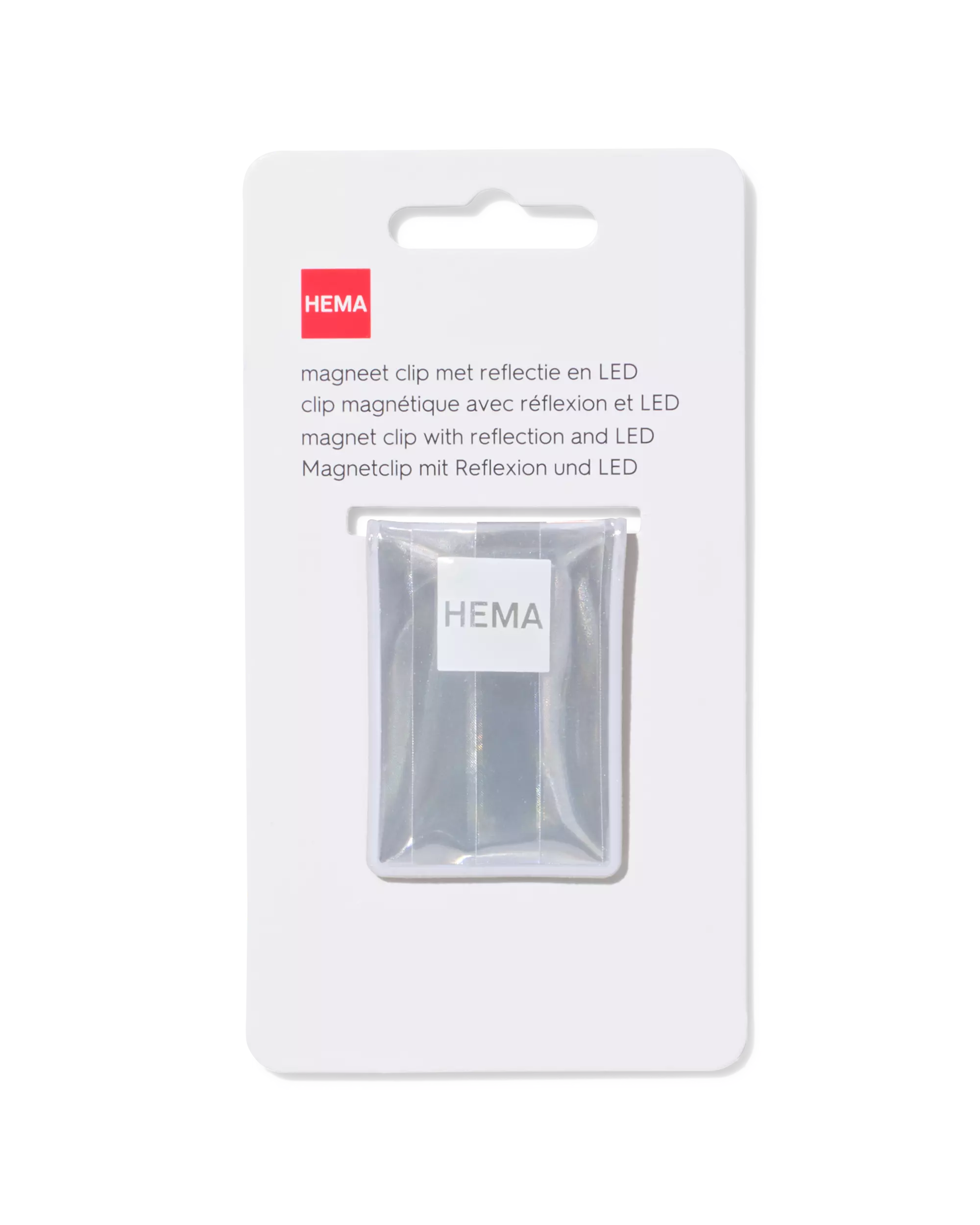 clip met reflectie led 