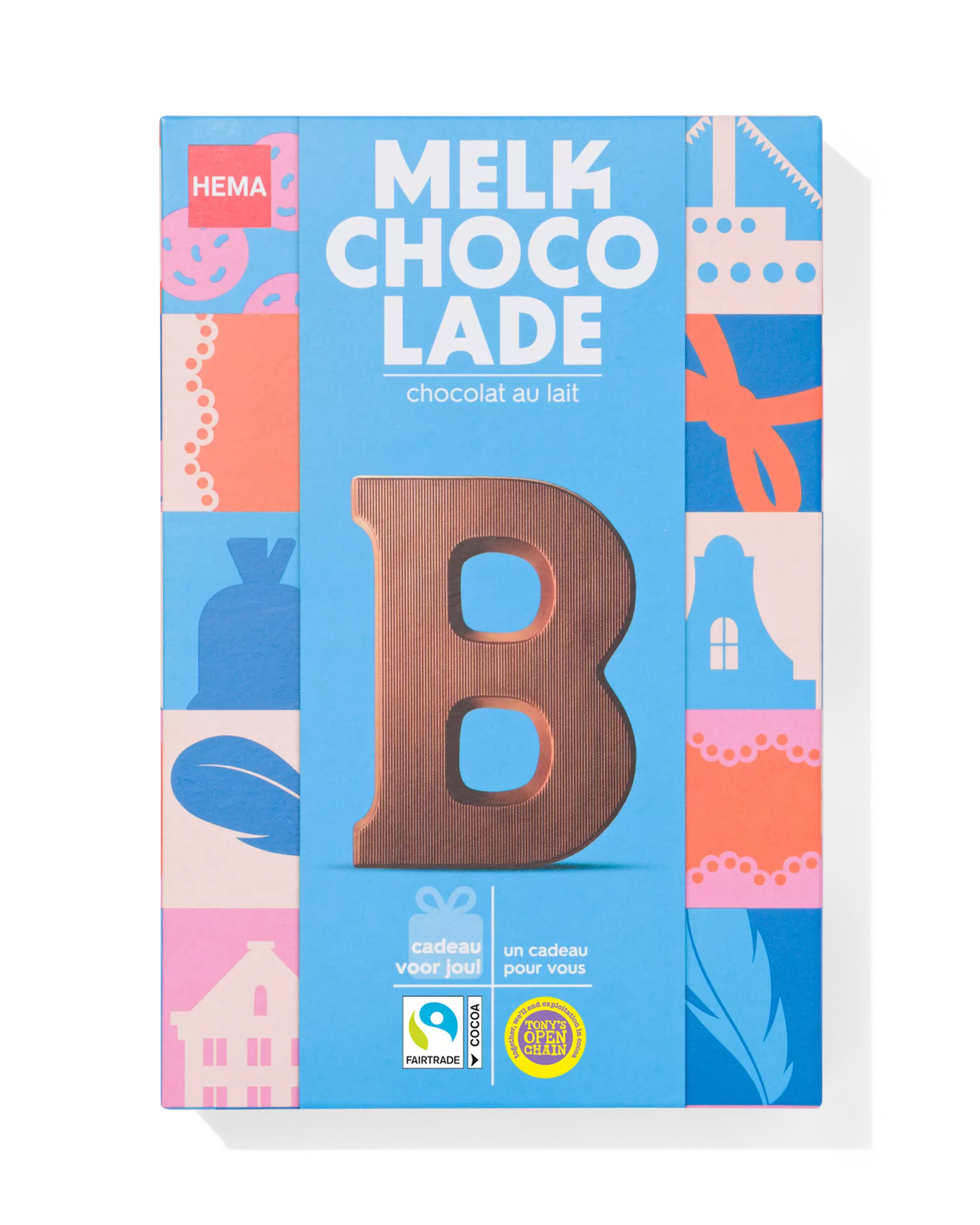 lettre en chocolat au lait B 140 g