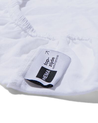 drap-housse pour boxspring jersey 140x200 blanc - 5180057 - HEMA