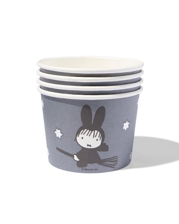 nijntje bakjes ⌀10cm papier Halloween - 4 stuks - 25200482 - HEMA