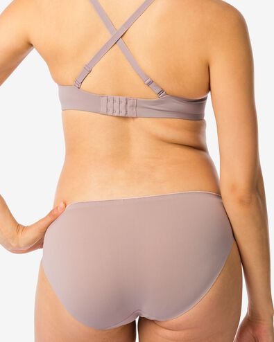 damesslip second skin micro beige beige - 19650470BEIGE - HEMA