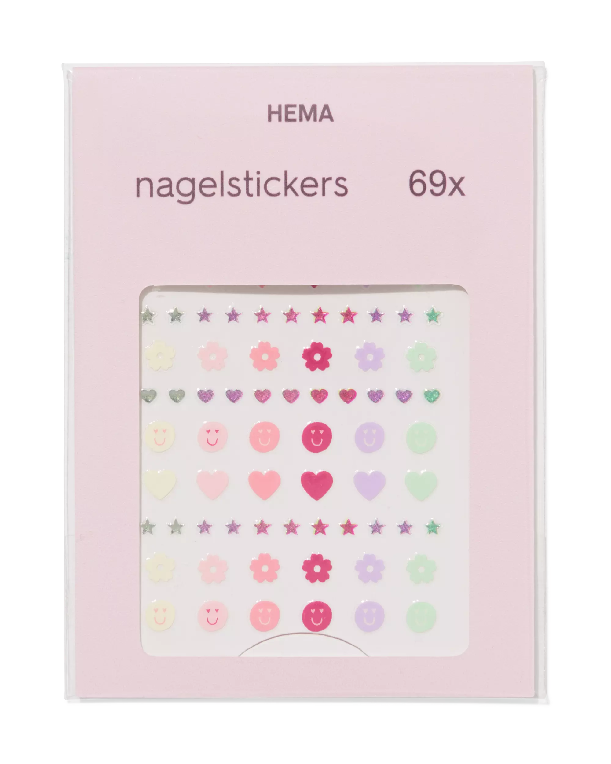nagelstickers bloemen - 69 stuks
