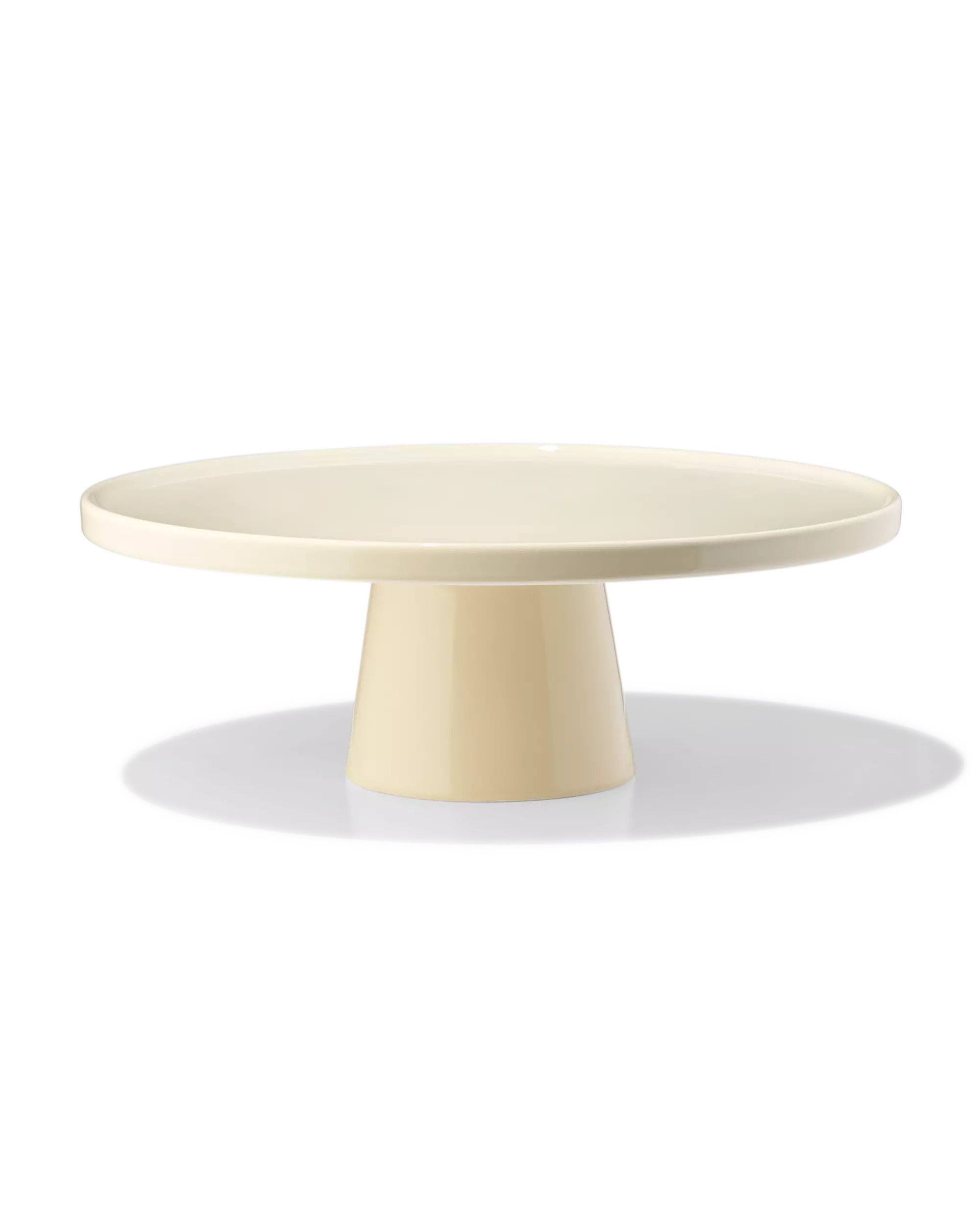 présentoir à gâteau ⌀28cm Knap new bone china jaune