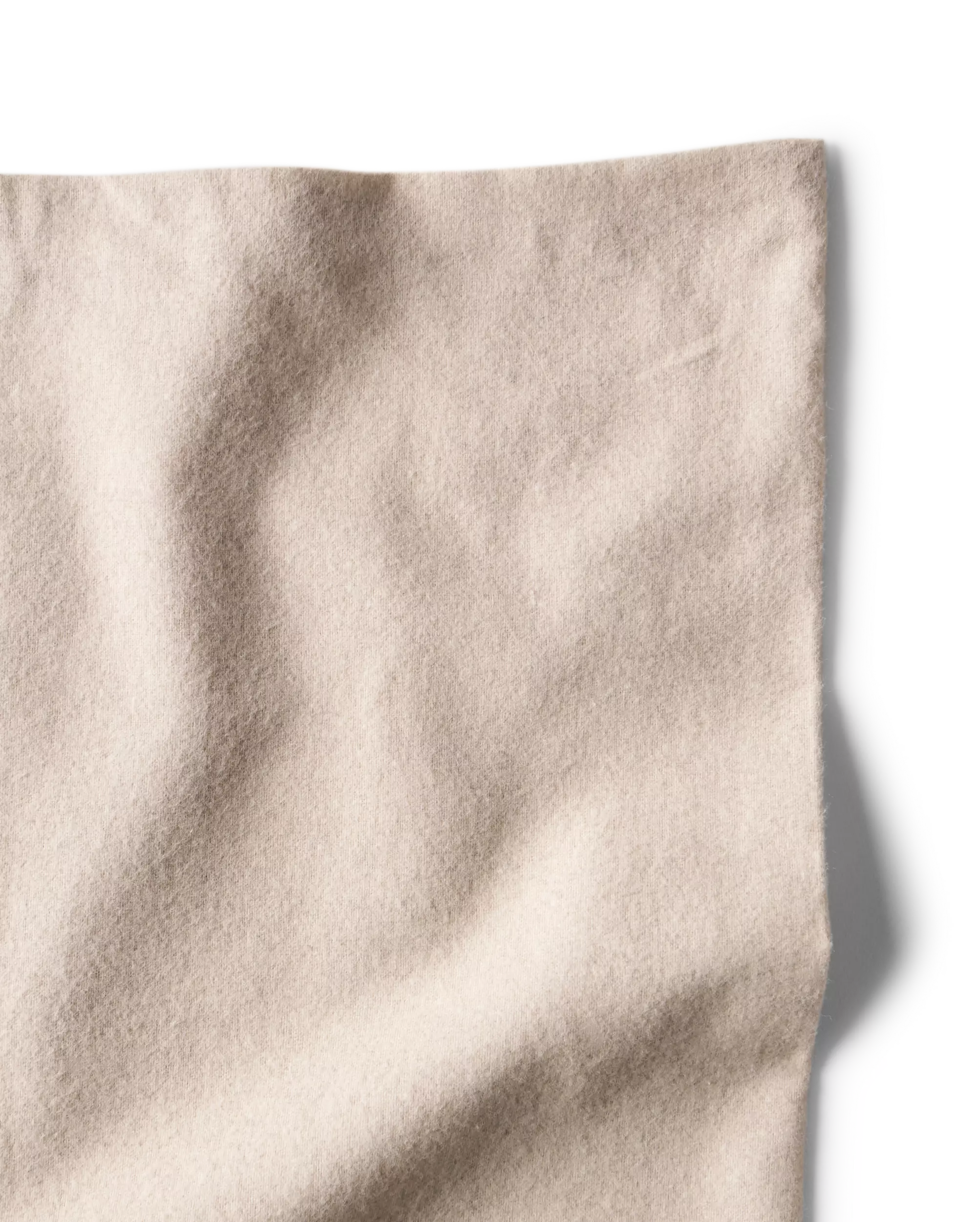 housse de couette 140x200/220cm flanelle mélange greige