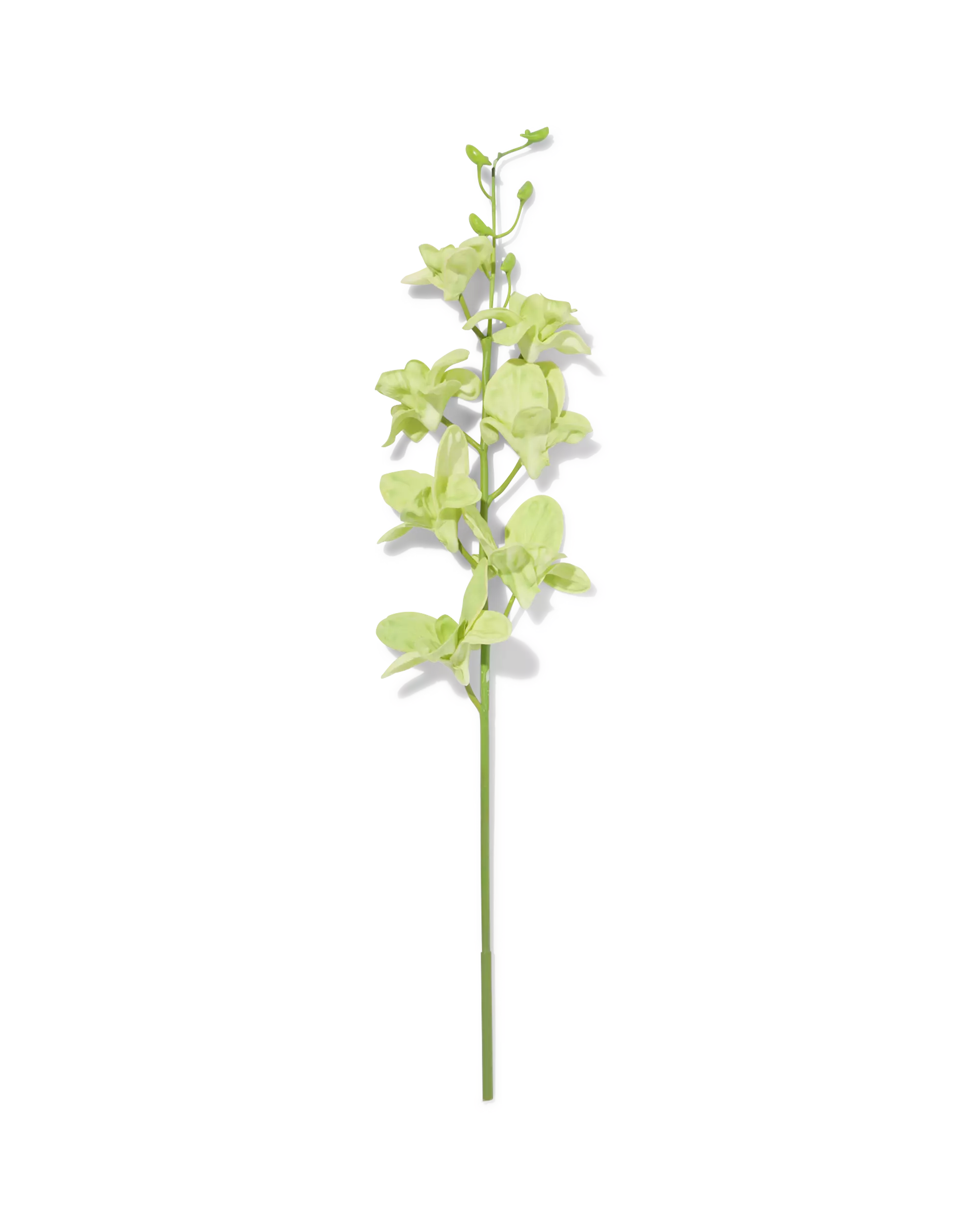 fleur artificielle dendrobium 55 cm caoutchouc vert