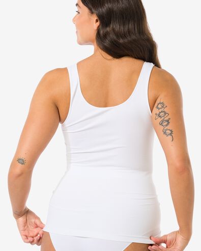 d&eacute;bardeur femme sans coutures microfibre blanc blanc - 19655999WHITE - HEMA