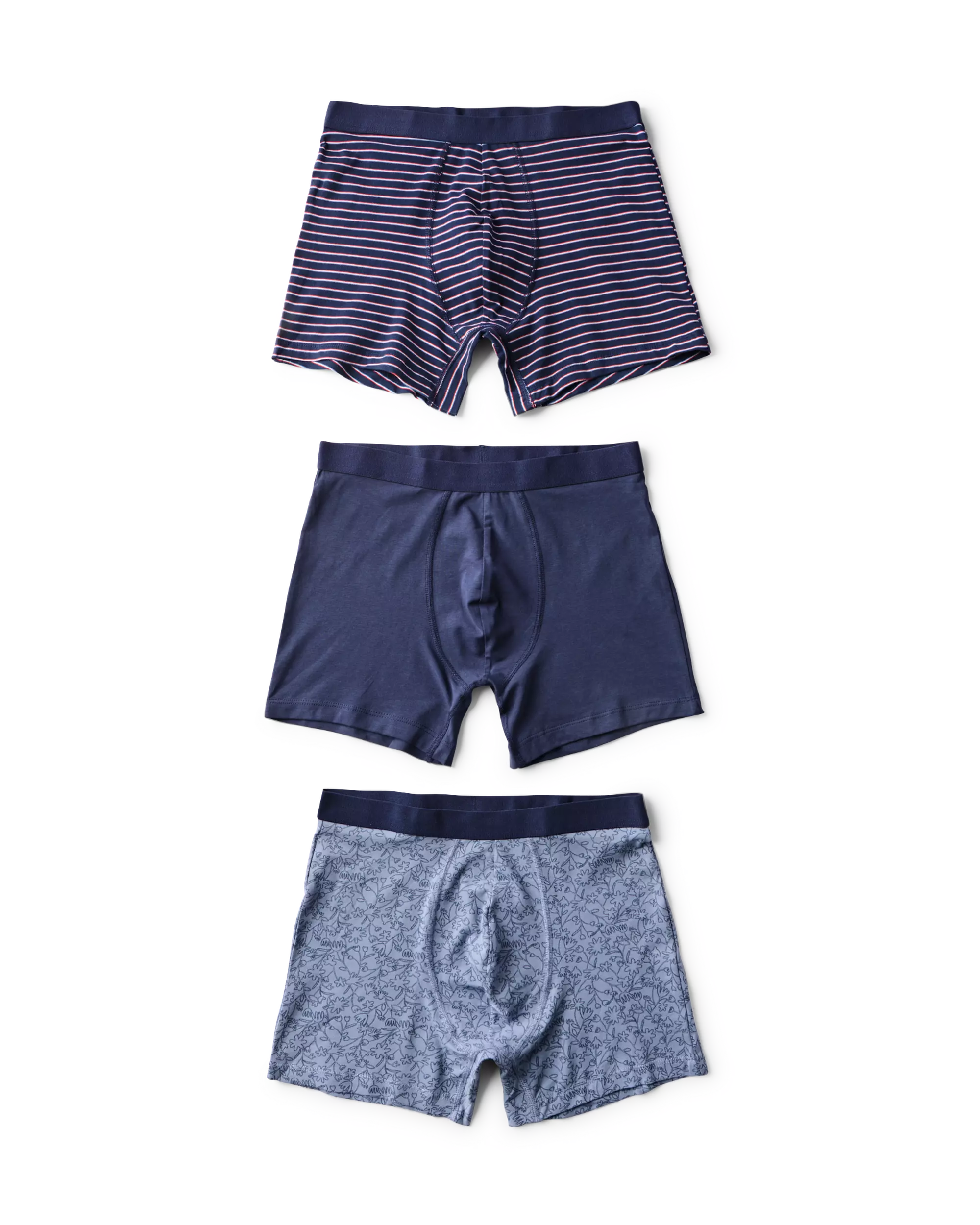 boxer homme fleurs - 3 pièces