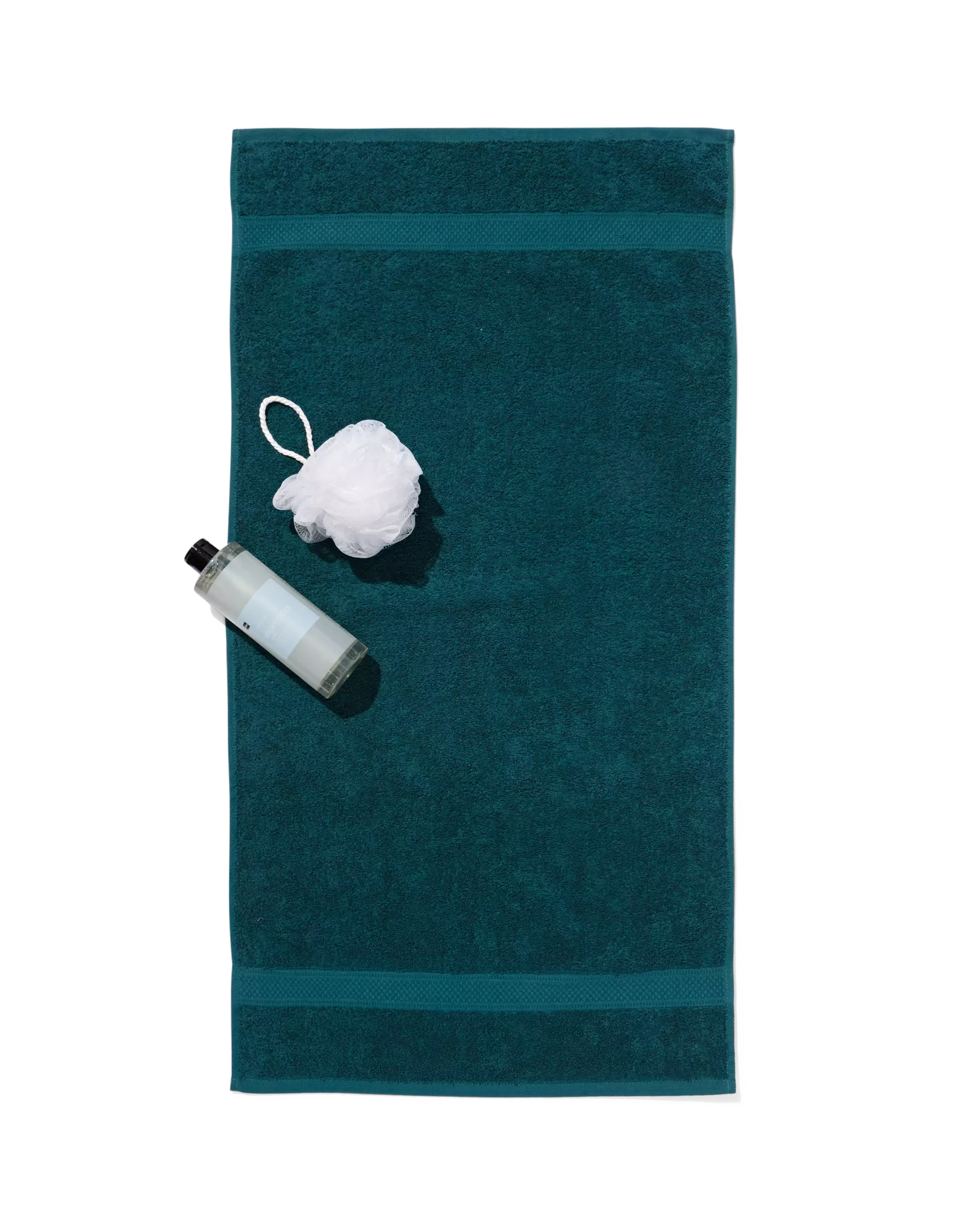 serviette de bain - 50x100 cm - qualité épaisse - vert foncé