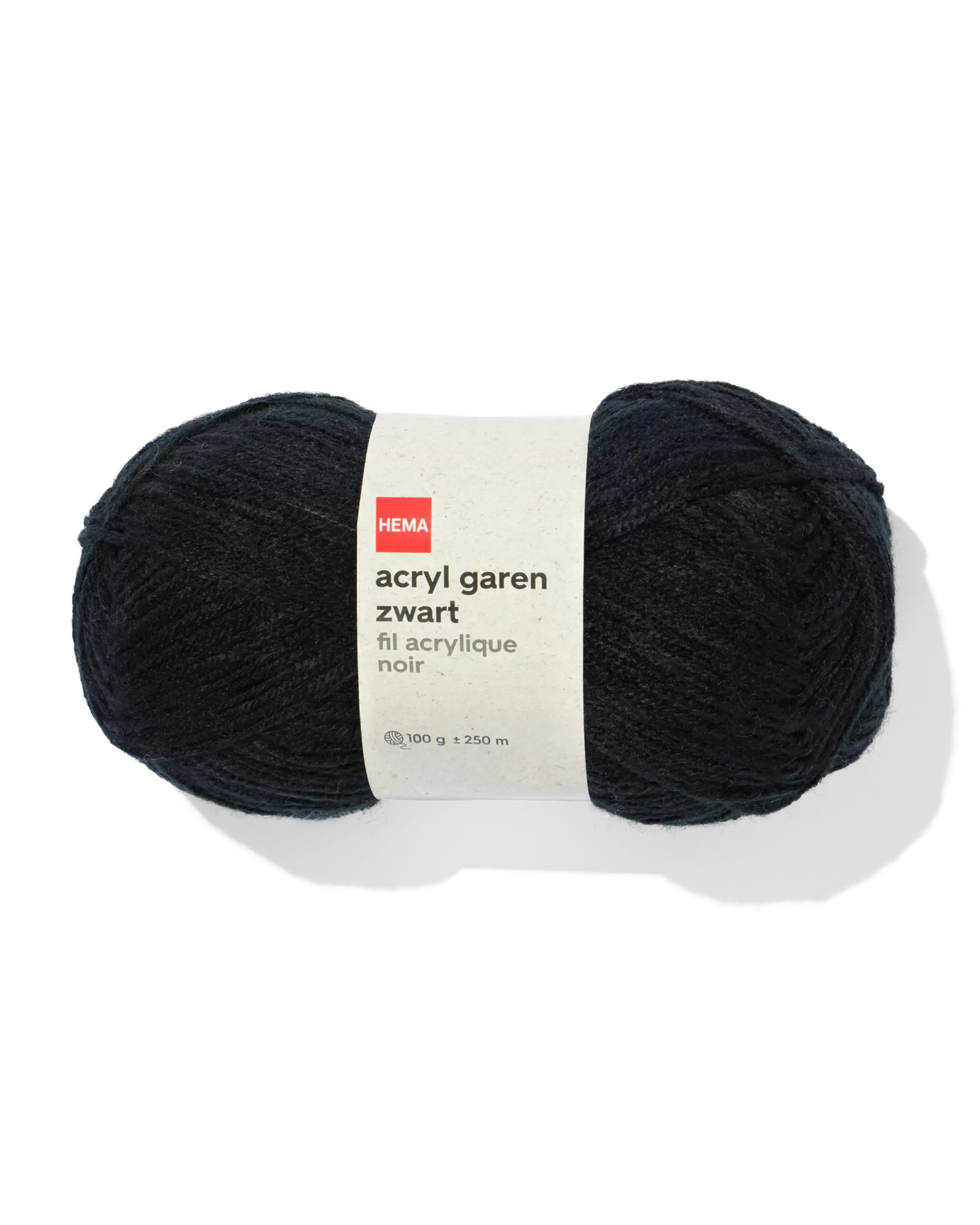 fil acrylique noir 100g 250m