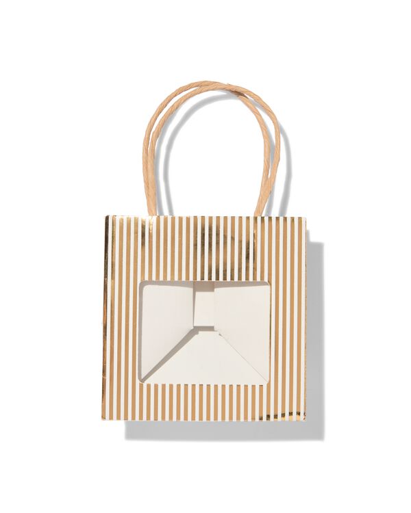 Geschenkt&uuml;te, 11 &times; 17,5 cm, mit Fenster, Streifen - 61102694 - HEMA
