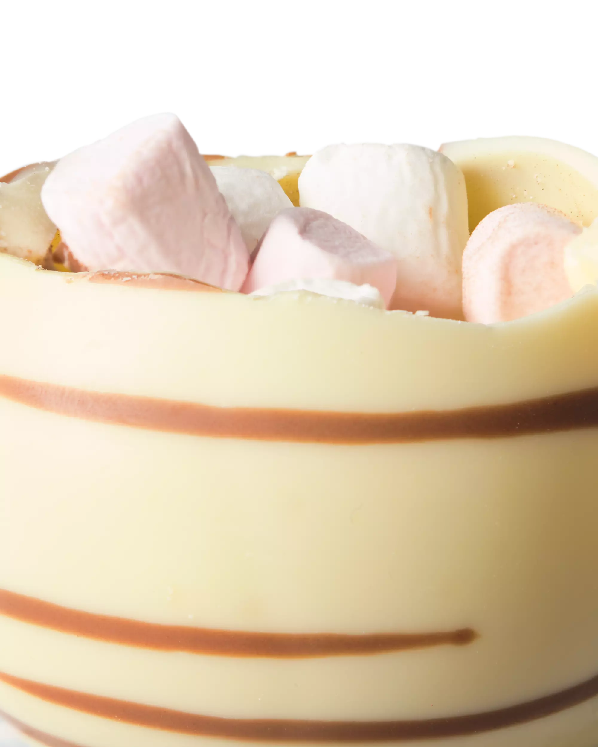 witte chocolade chocobomb chai met marshmallows 45g