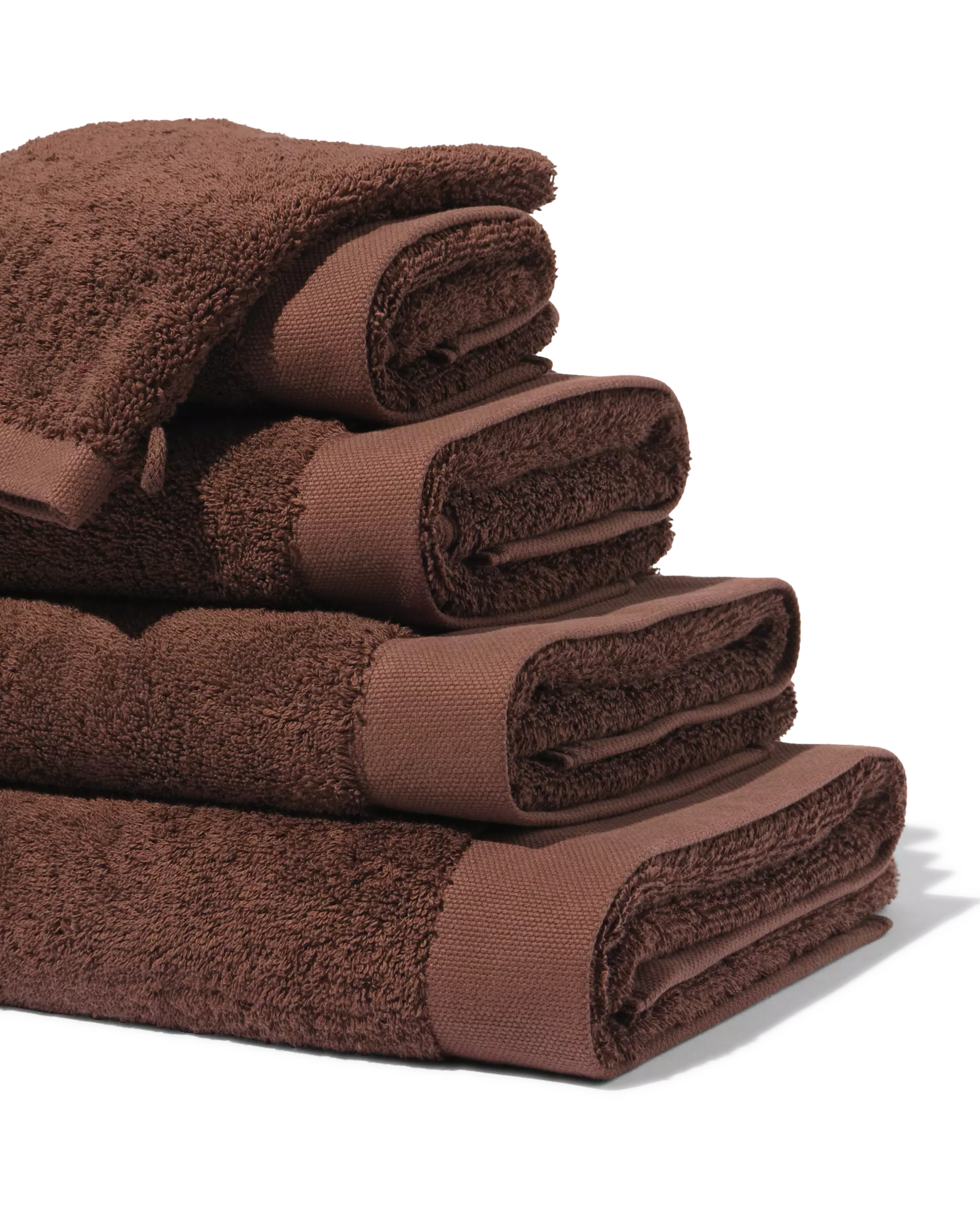 serviette 60 x 110 cm qualité hôtel extra douce marron foncé