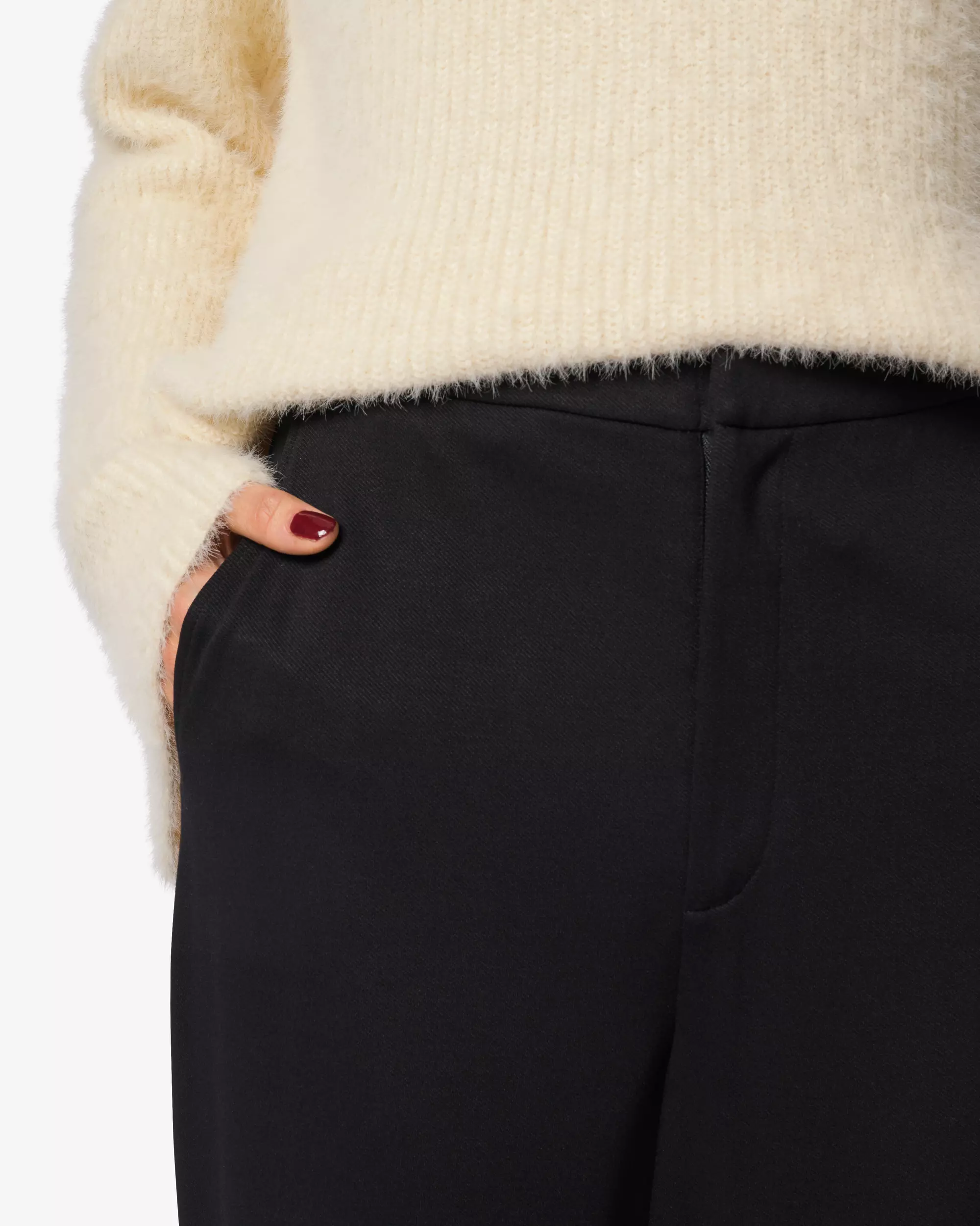 pantalon femme coupe régulière