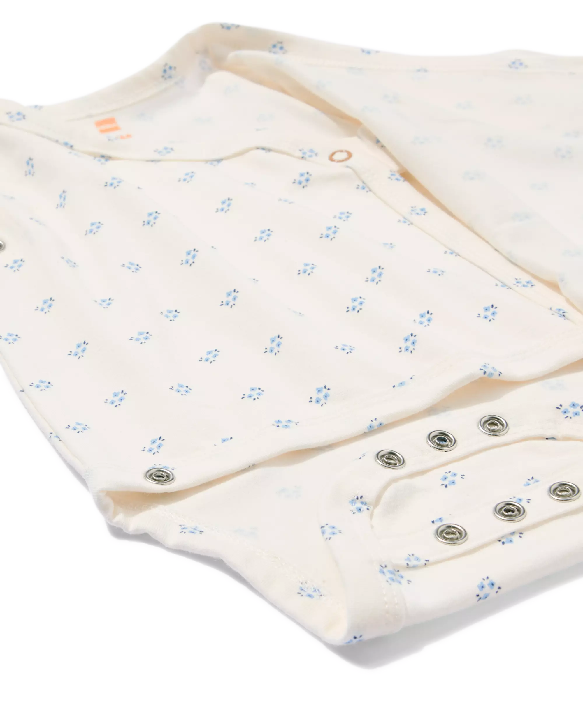 body croisé évolutif bébé côtelé fleurs