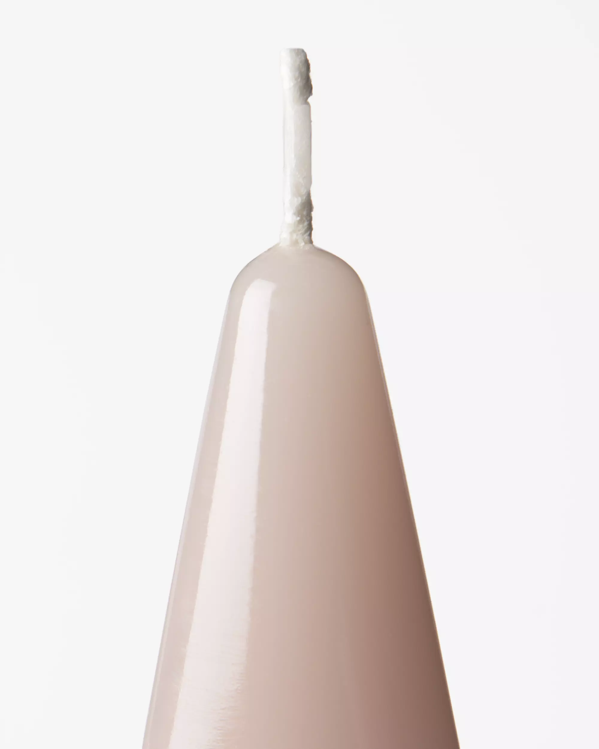 bougies longues XL ⌀4,3 x 27 cm torsadées ivoire - lot de 2