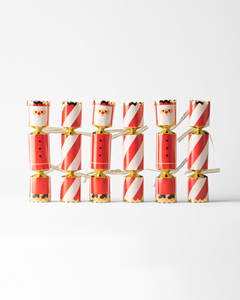 pétards de fête 24 cm père noël - 6 pièces