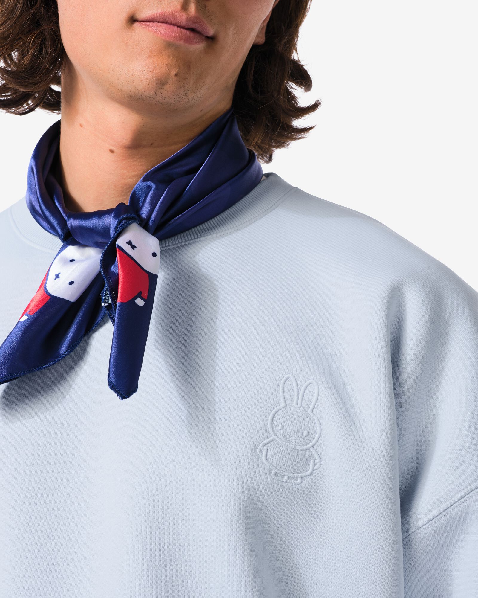 Miffy-Pullover f&uuml;r Erwachsene, Gr&ouml;&szlig;e L blau L - 14990189 - HEMA