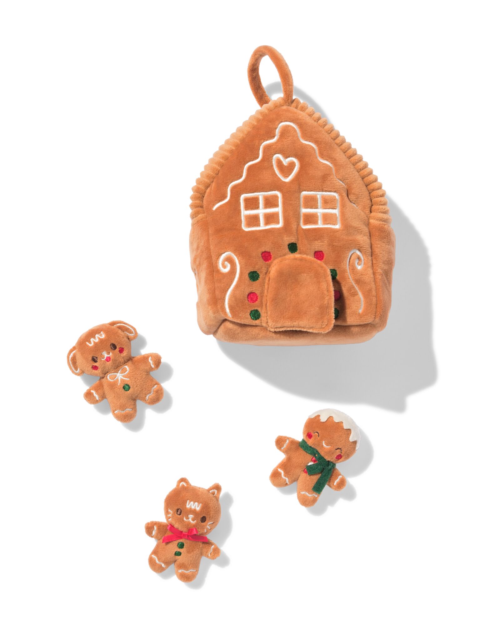 petite maison en peluche avec figurines - 41501911 - HEMA