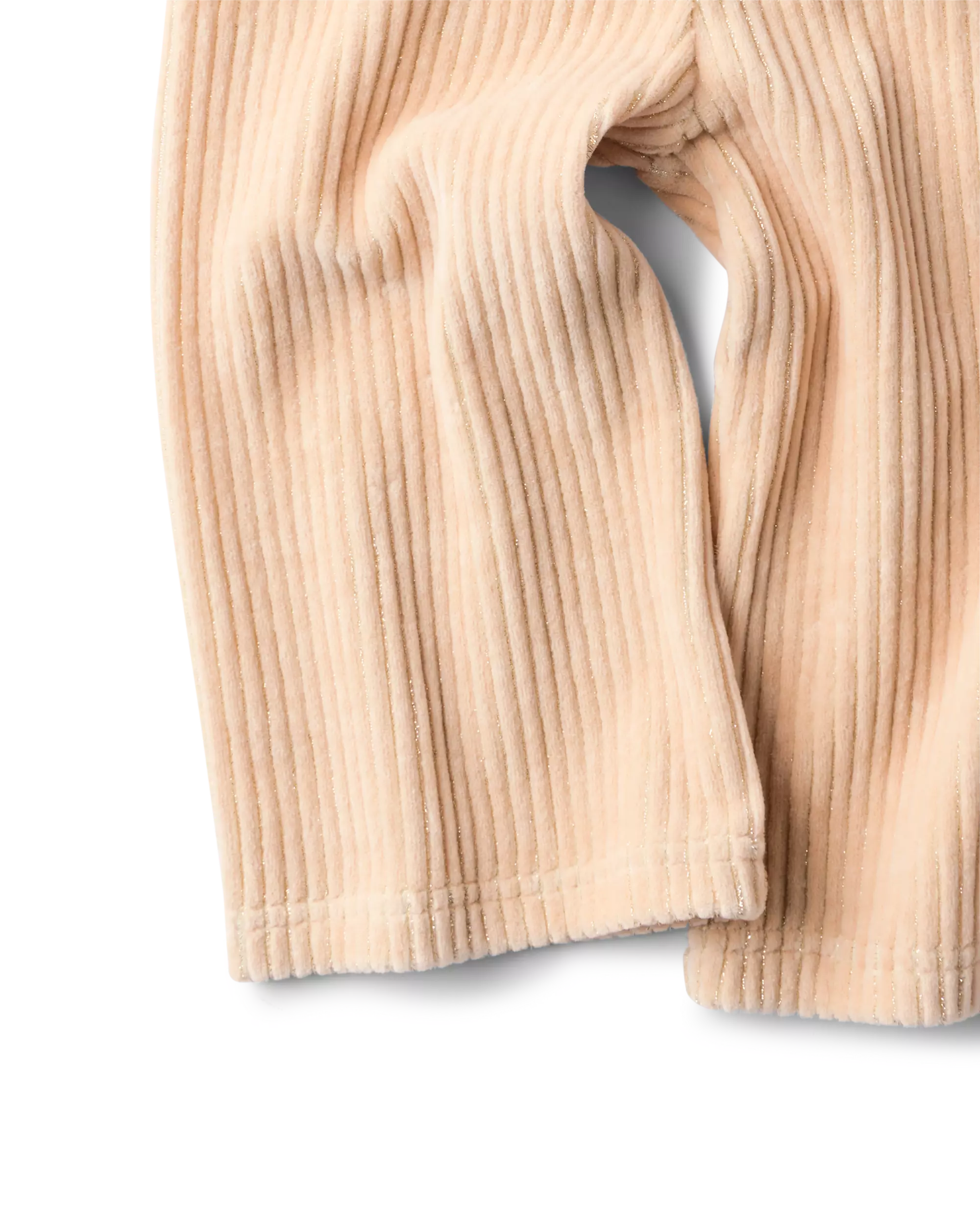 babykledingset velours rib lurex - 2 stuks