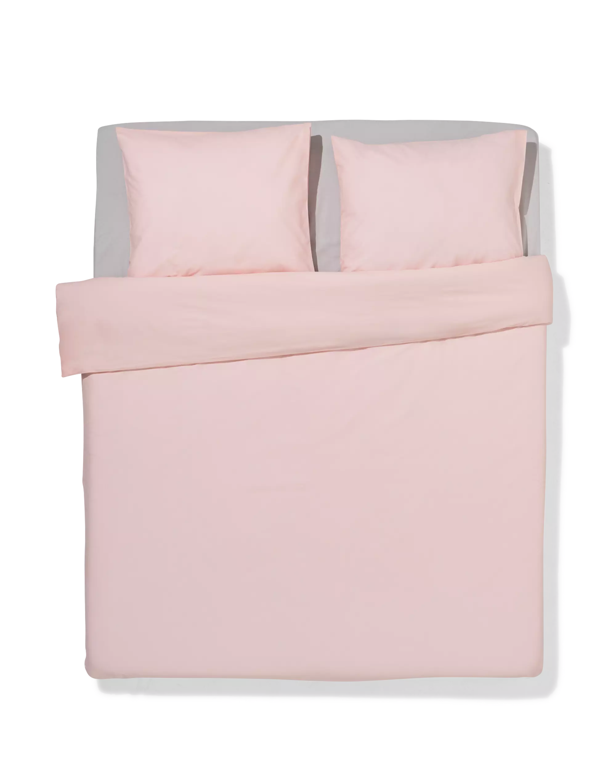 housse de couette 240x200/220 coton doux rose clair