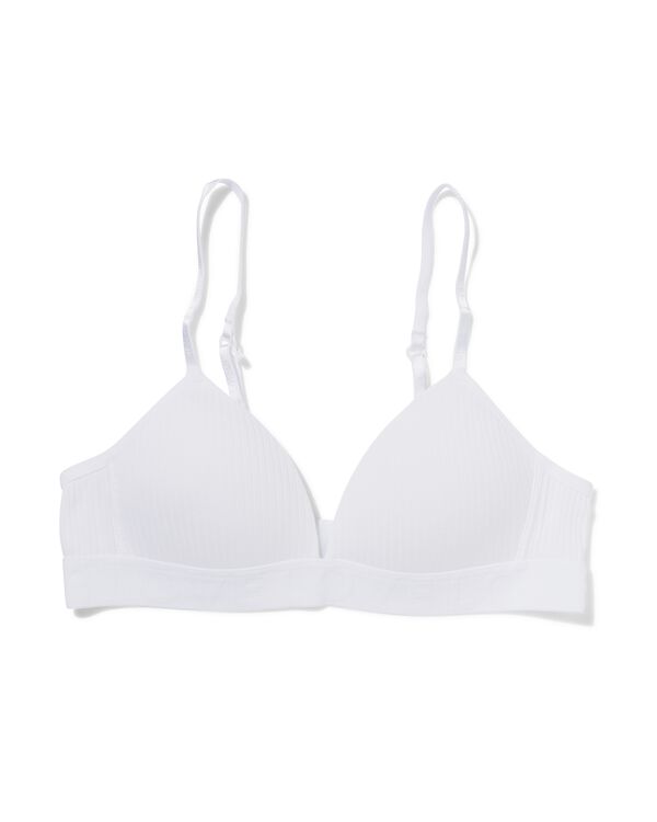 soutien-gorge pr&eacute;form&eacute; sans armatures blanc blanc - 21900117WHITE - HEMA