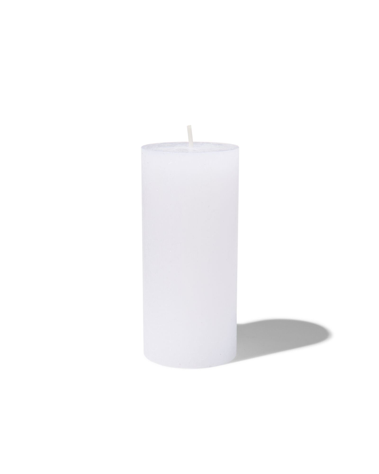 bougie rustique &Oslash;5x11cm blanc blanc 5 x 11 - 13503409 - HEMA