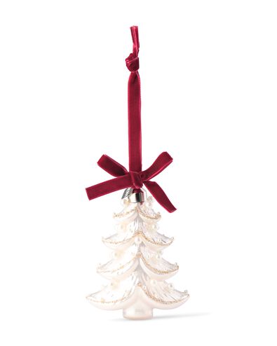 kersthanger 11.5cm glas kerstboom - 25102091 - HEMA