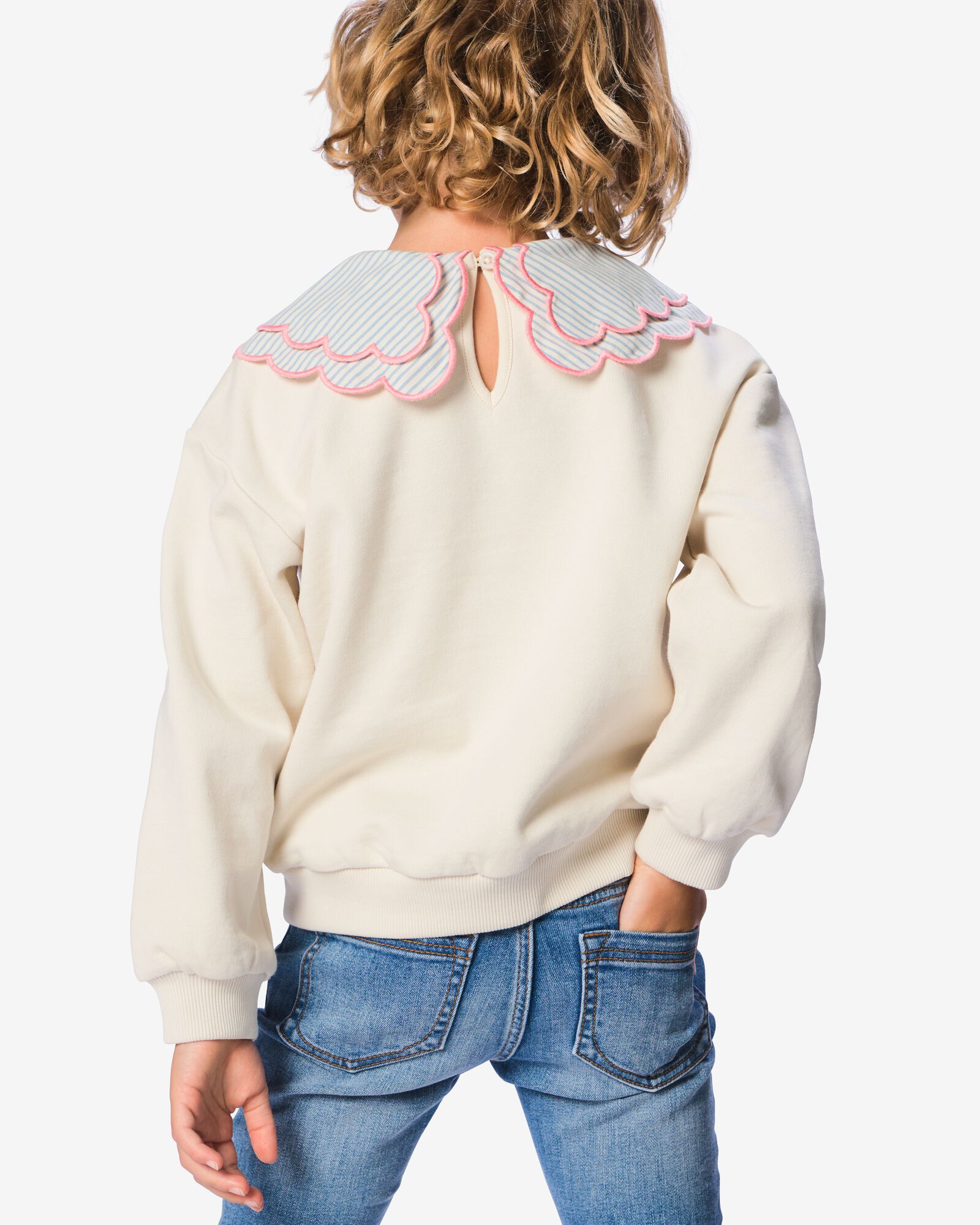 pull enfant tissu sweat &eacute;cru &eacute;cru - 30878233ECRU - HEMA