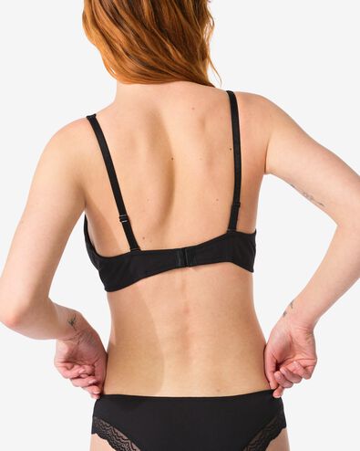bralette en dentelle sans armature noir noir - 21900191BLACK - HEMA