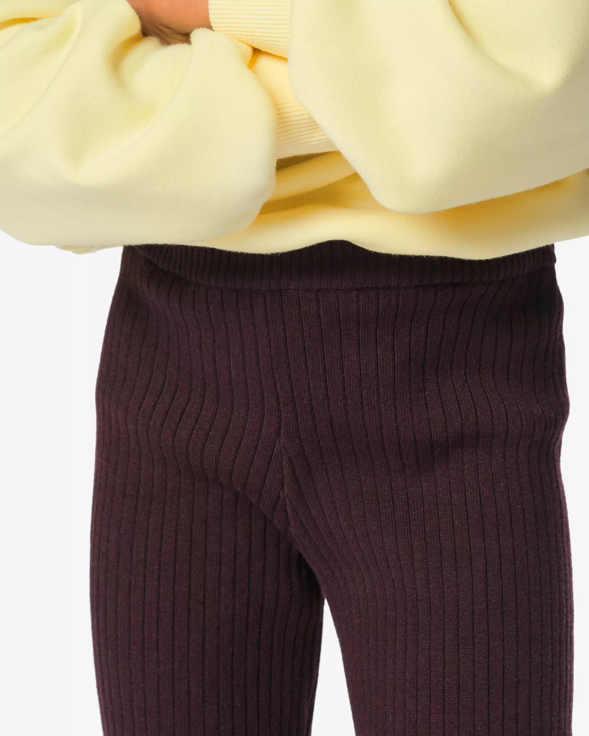 legging enfant bootcut côtelé