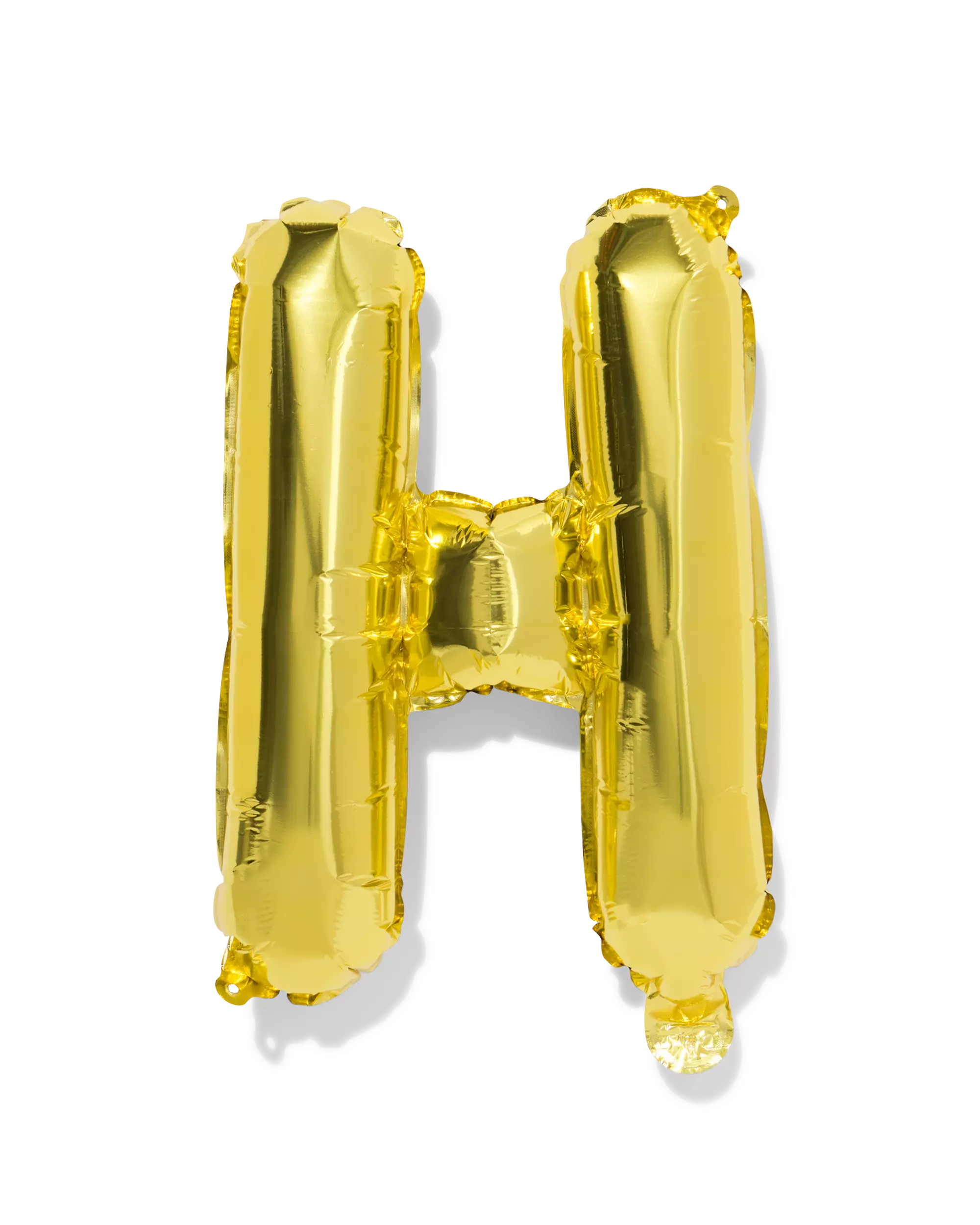 ballon alu lettre H 30cm doré