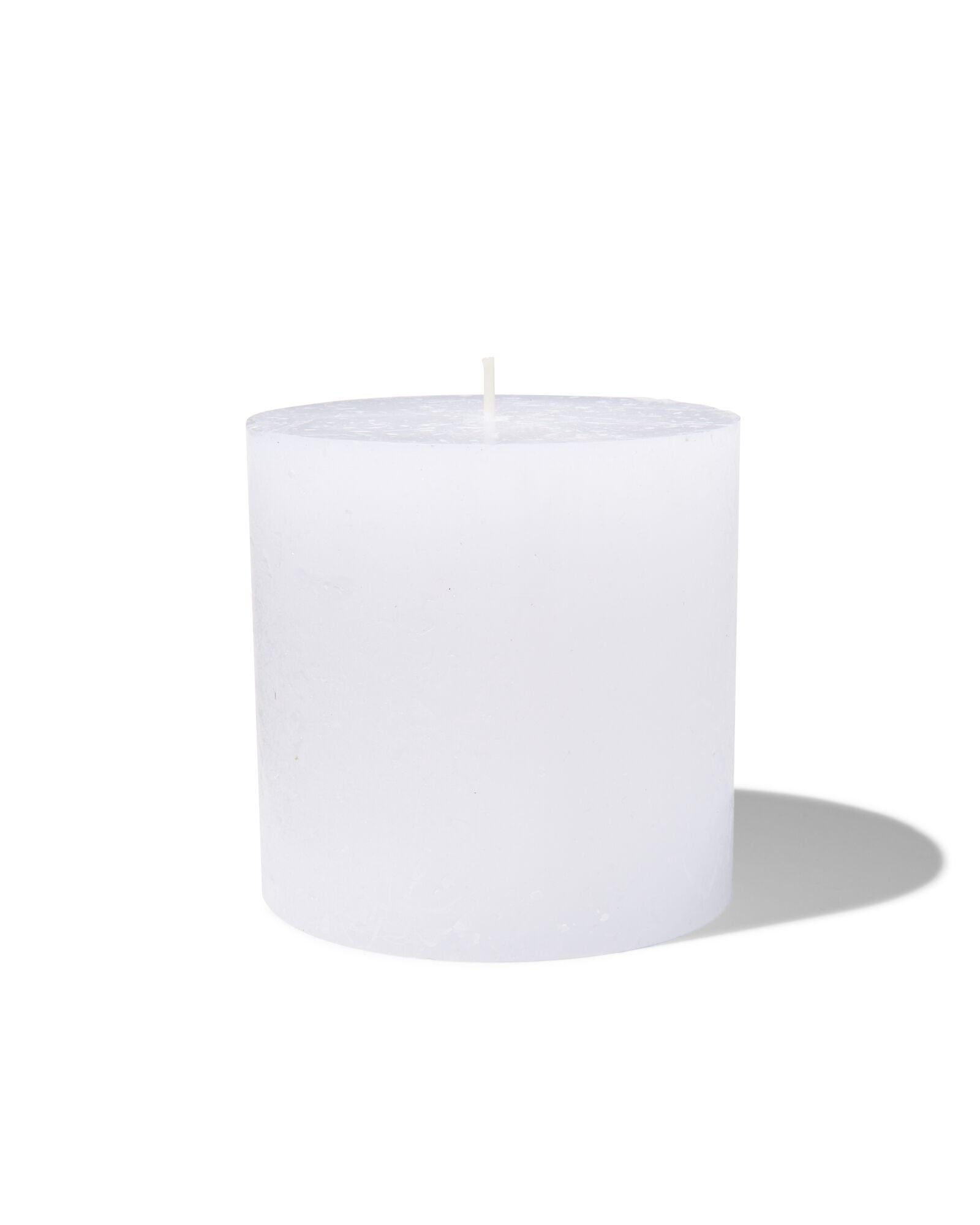 bougie rustique &Oslash;10x10 cm blanc blanc 10 x 10 - 13502253 - HEMA