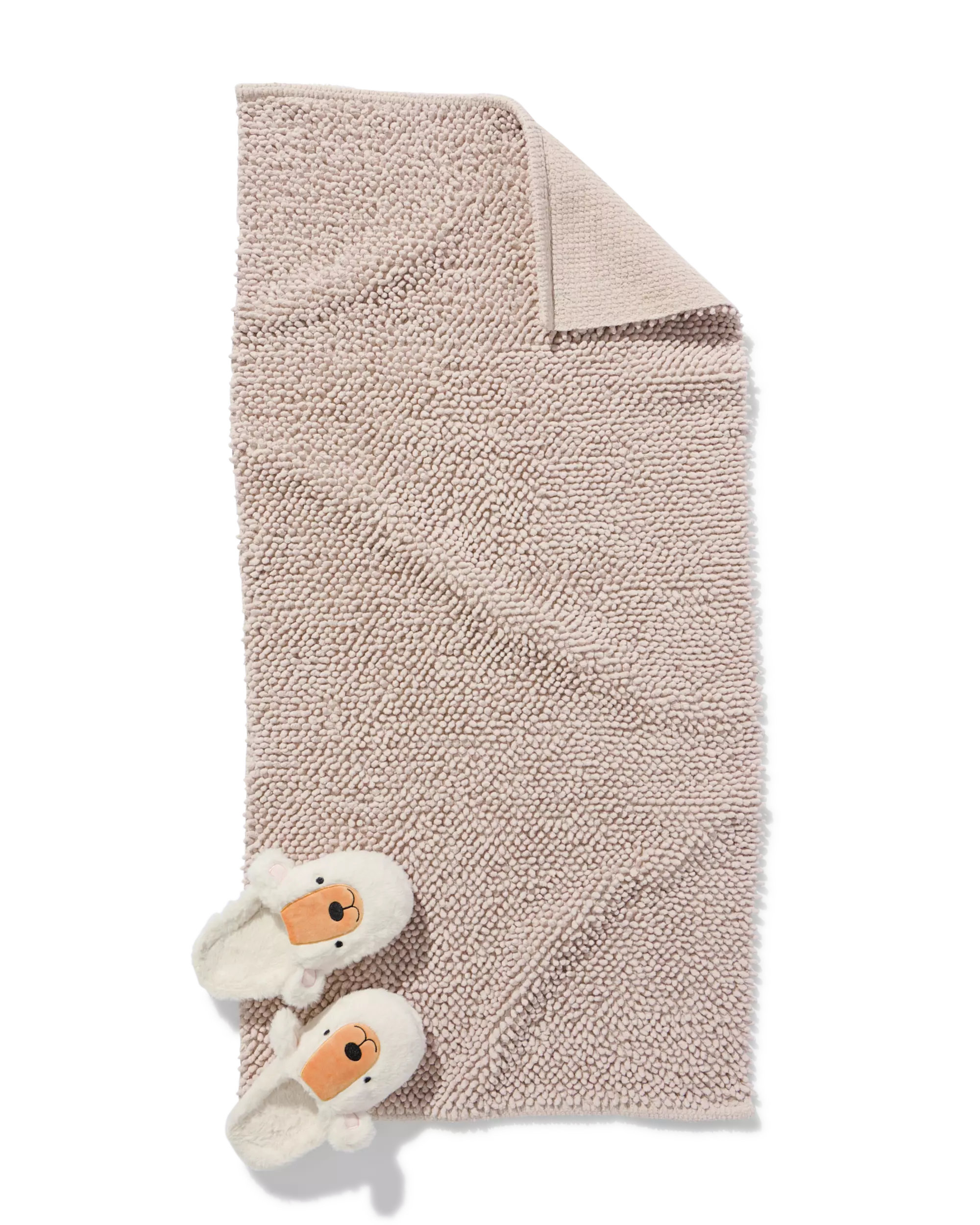 badmat 60x120cm chenille beige