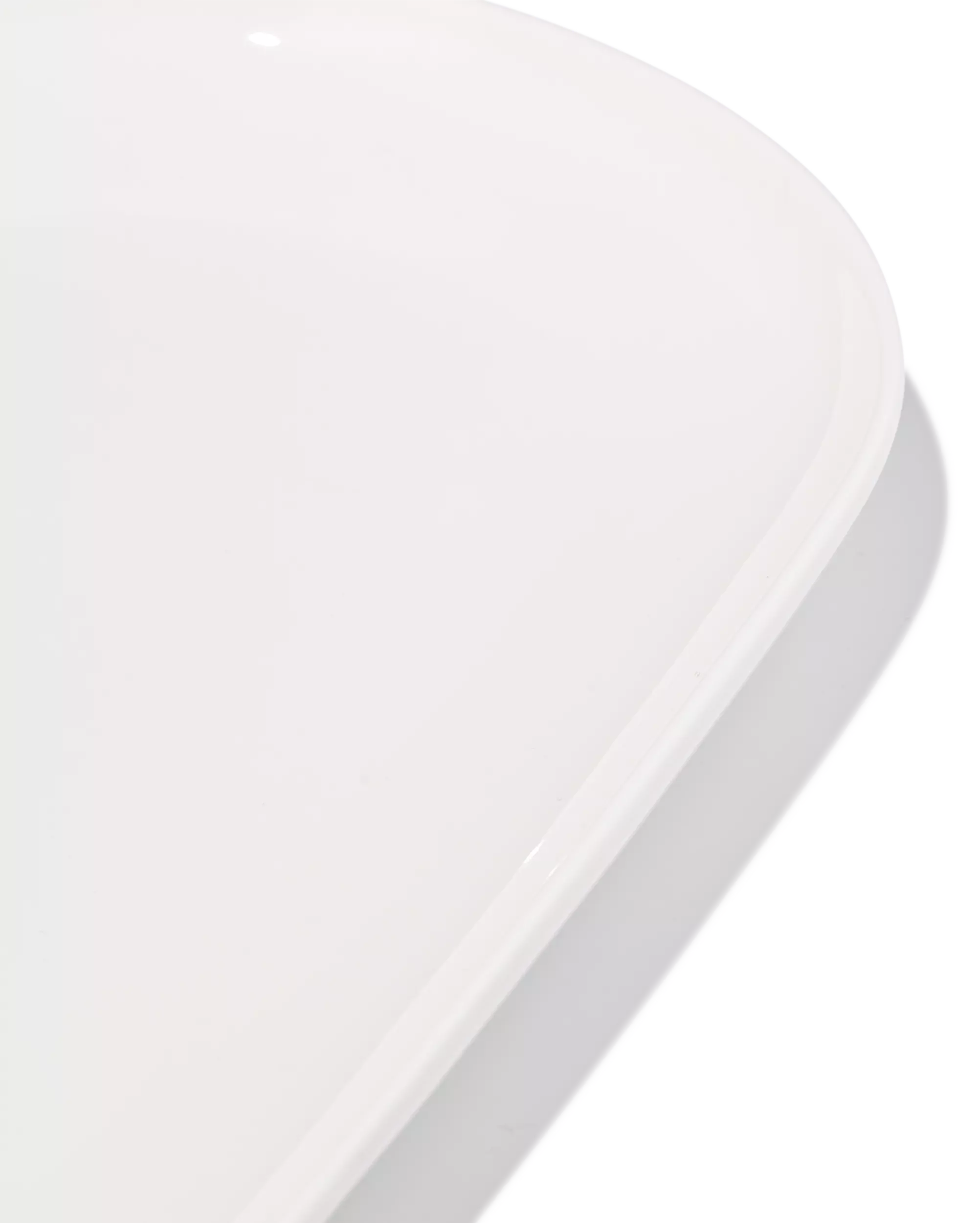 plat de service 16 x 30 x 2cm Knap new bone china blanc