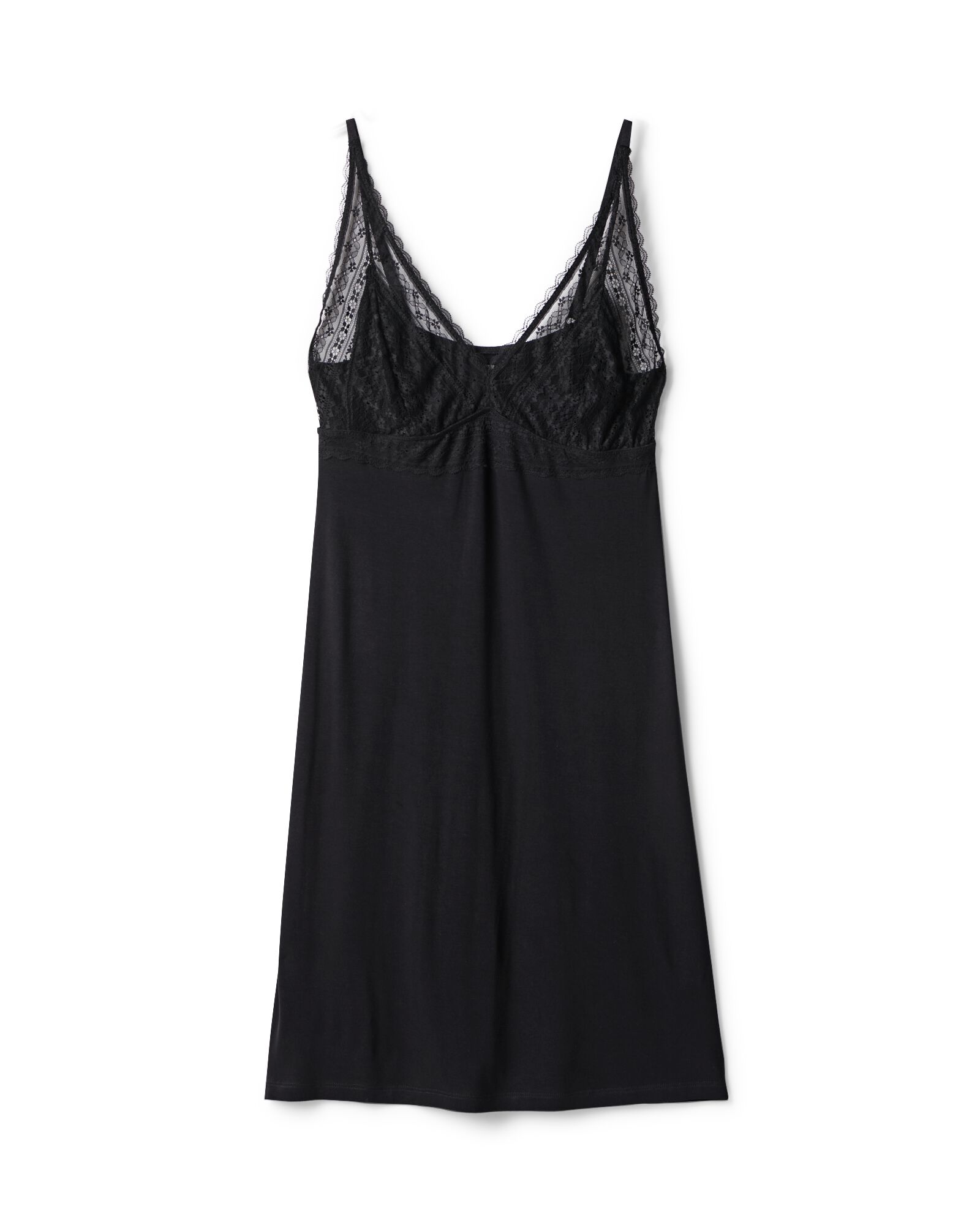 chemise de nuit femme viscose noir noir - 23400671BLACK - HEMA