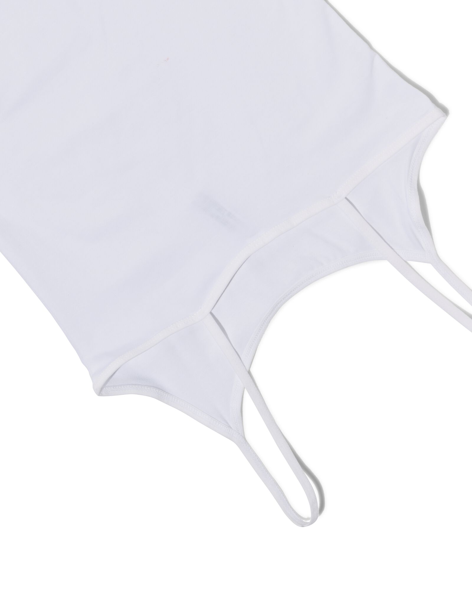 d&eacute;bardeur femme coton &agrave; bretelles spaghetti blanc blanc - 19666999WHITE - HEMA