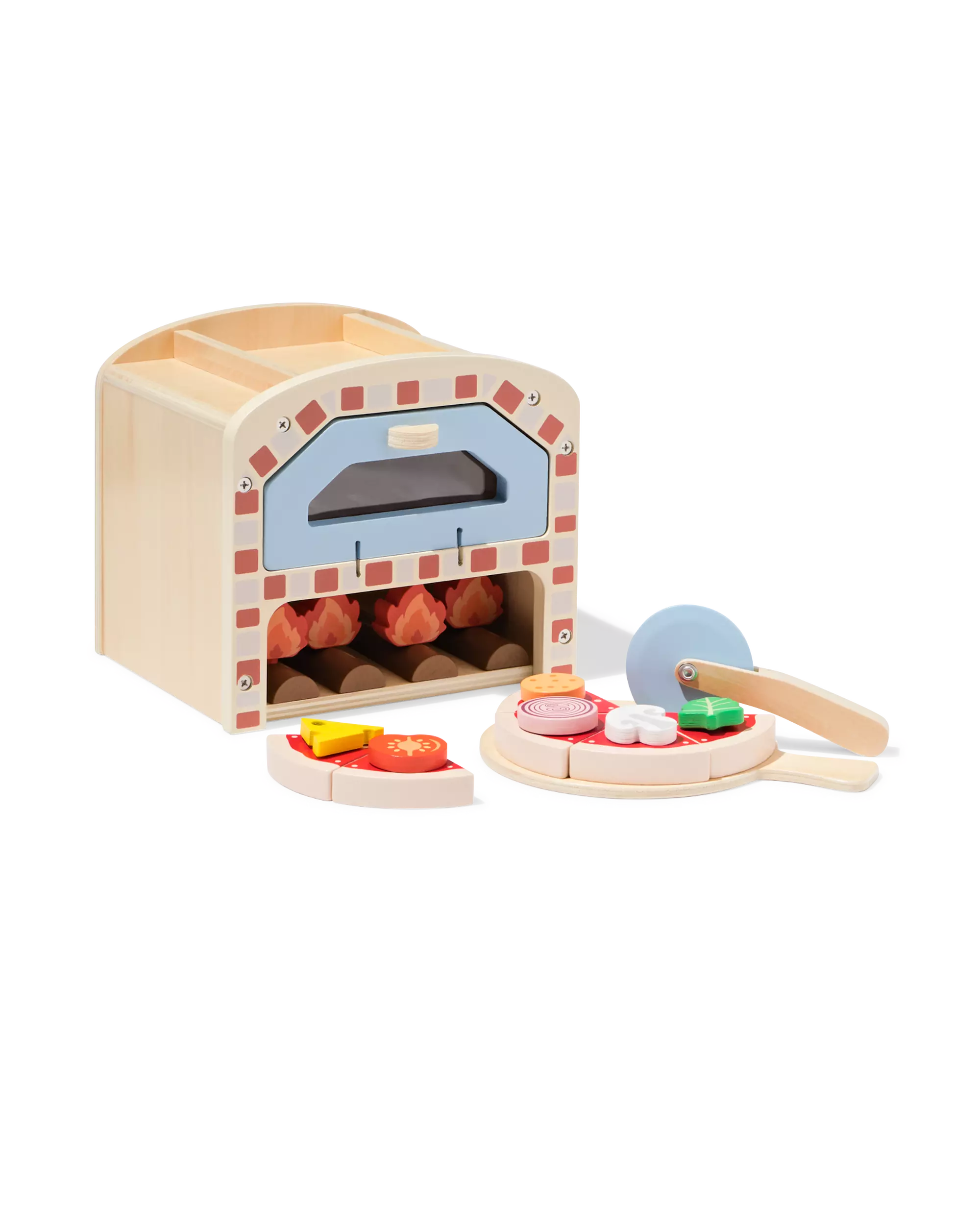 pizzaoven 21x20x19cm hout