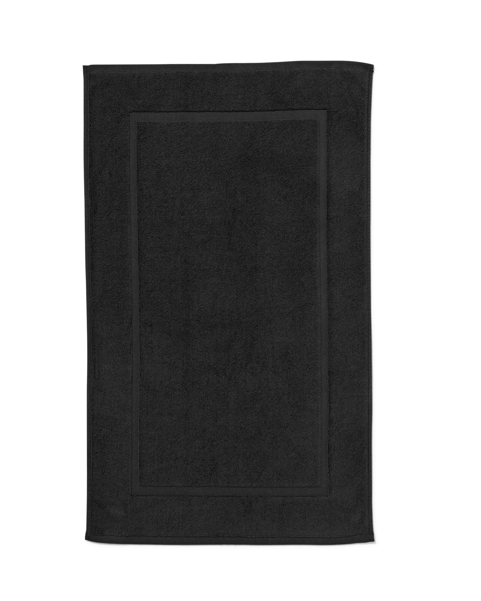 tapis de bain 50x85 qualit&eacute; &eacute;paisse noir - 5245406 - HEMA