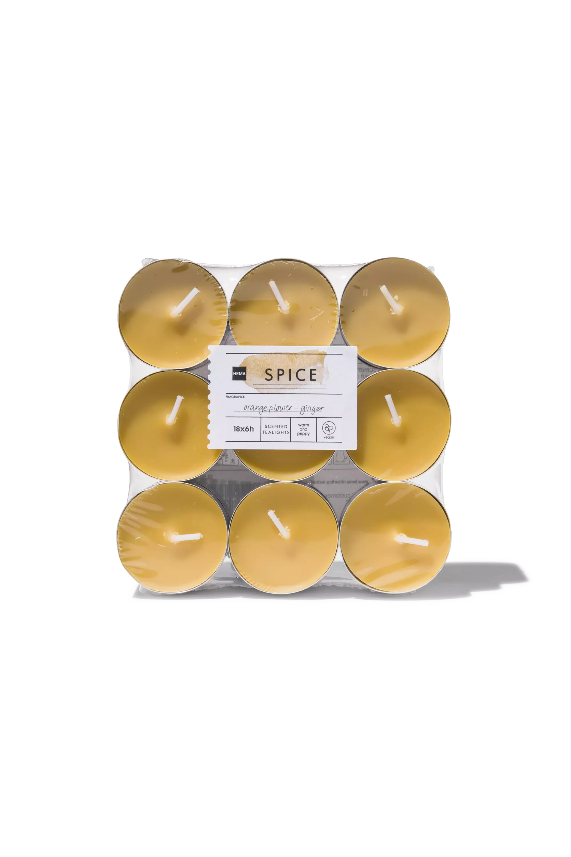 18 bougies d’ambiance parfumées spice