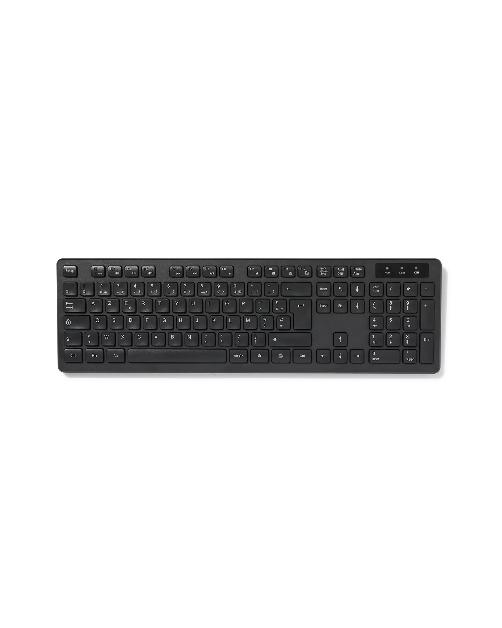 azerty toetsenbord draadloos zwart