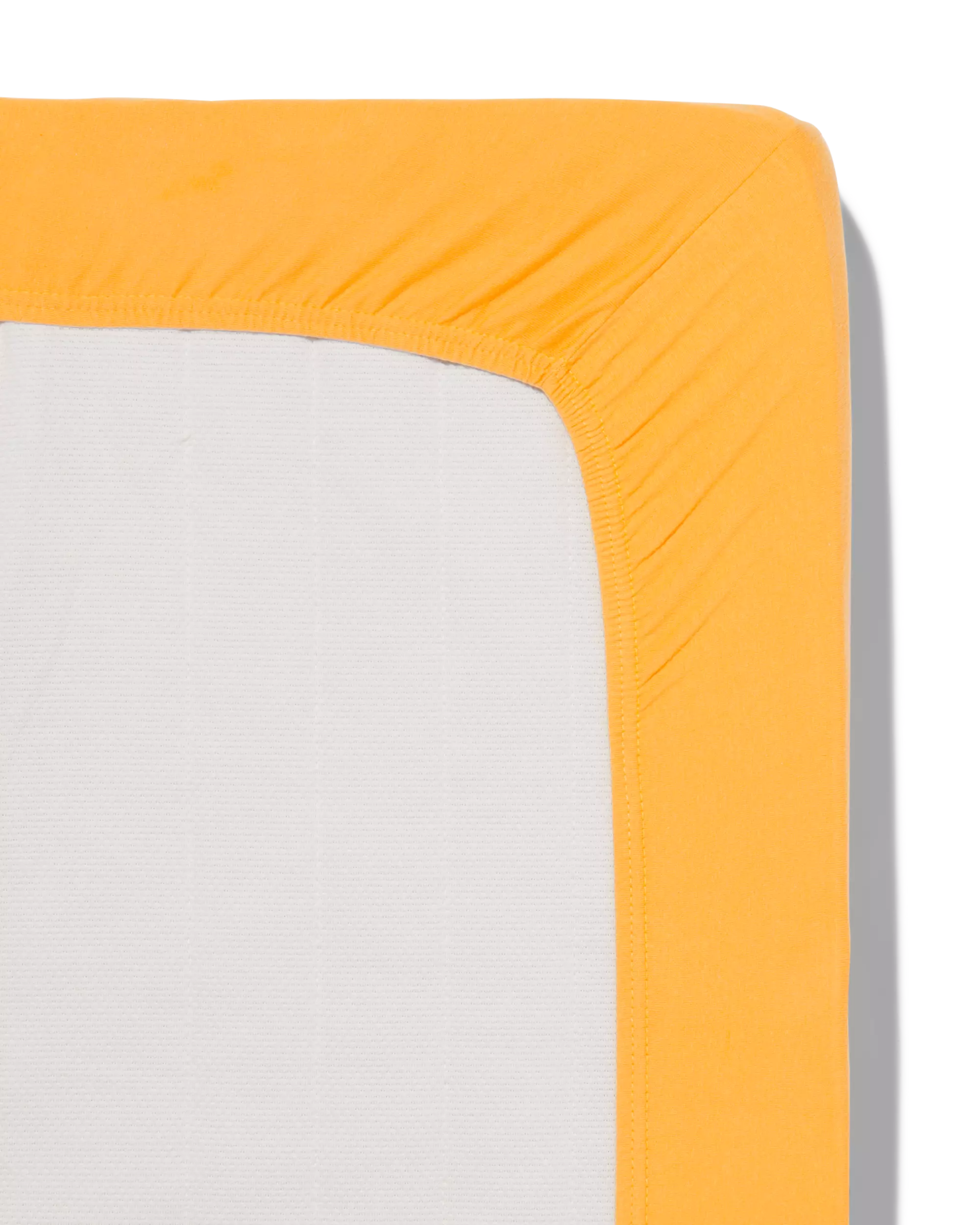 peuter hoeslaken jersey 70x150 okergeel