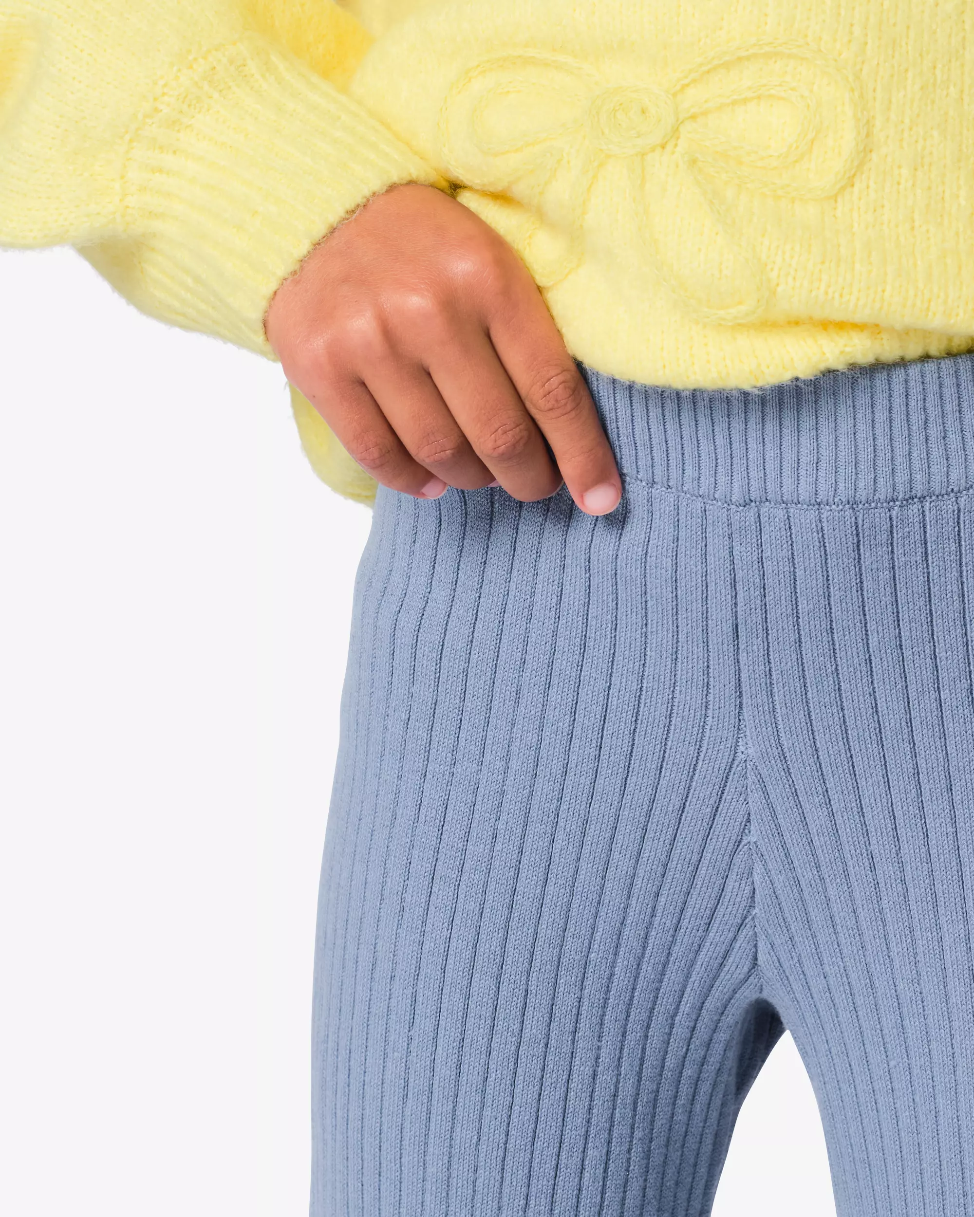 legging enfant bootcut côtelé