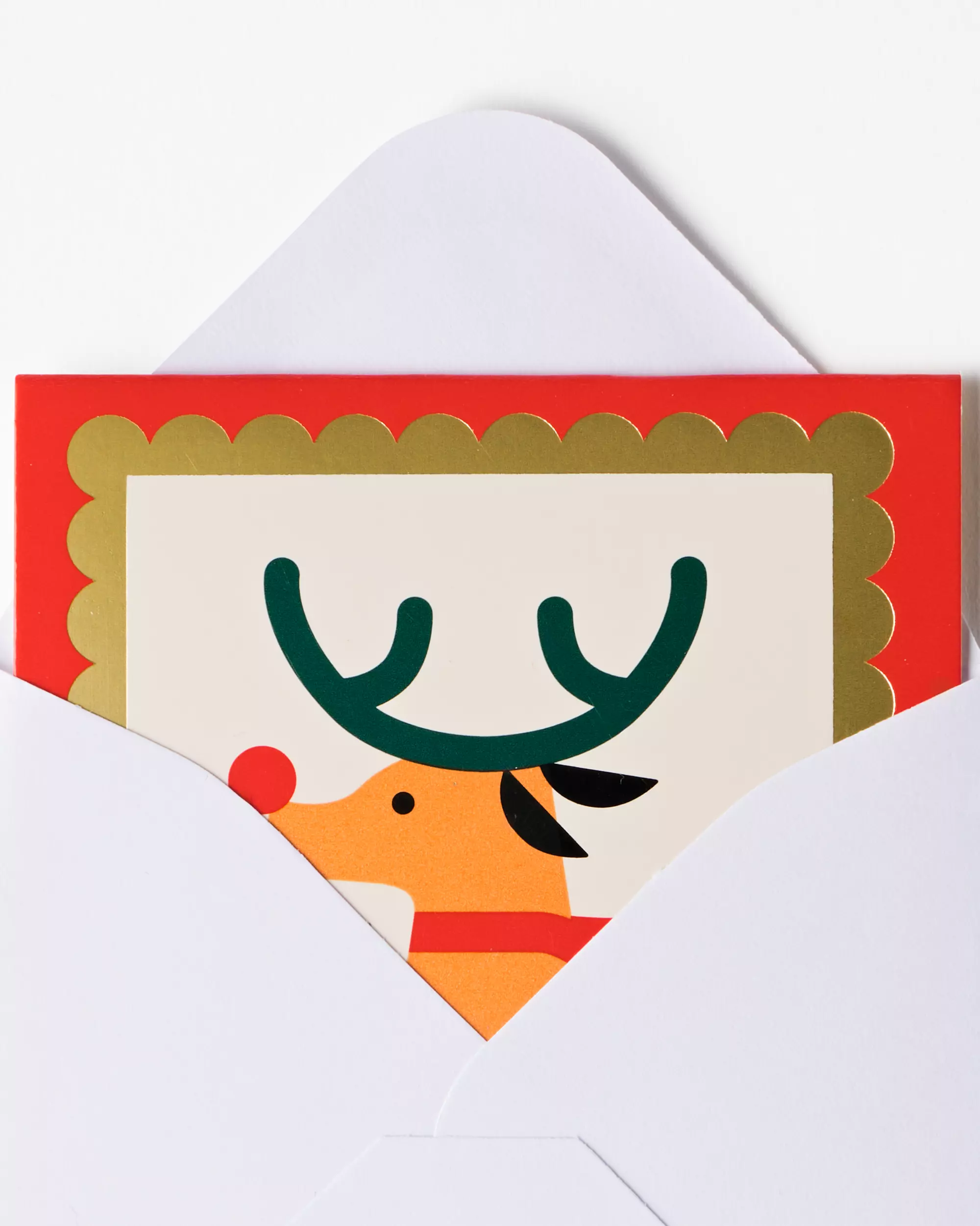 cartes de Noël timbre - 5 pièces