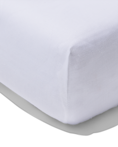 drap-housse boxspring 180x200cm coton doux blanc