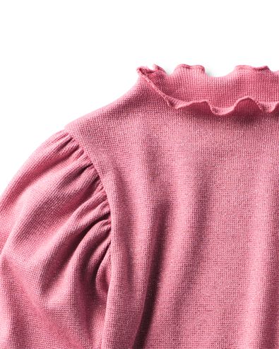 t-shirt enfant c&ocirc;tel&eacute; rose rose - 30889303PINK - HEMA