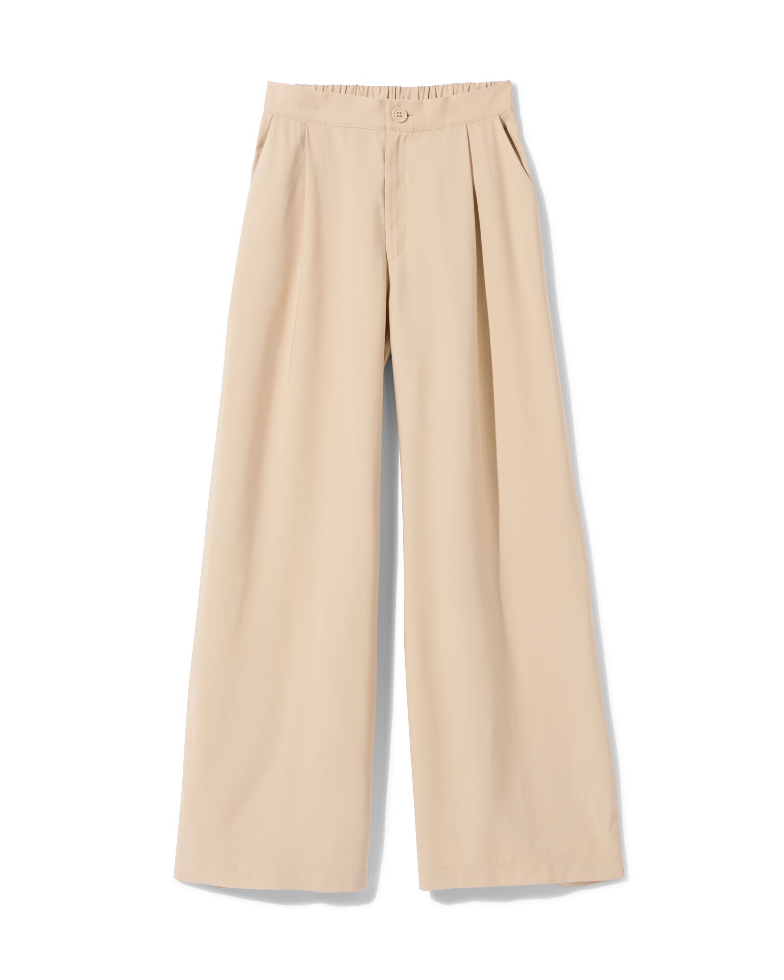 damesbroek Sarie wide fit beige beige - 36212710BEIGE - HEMA